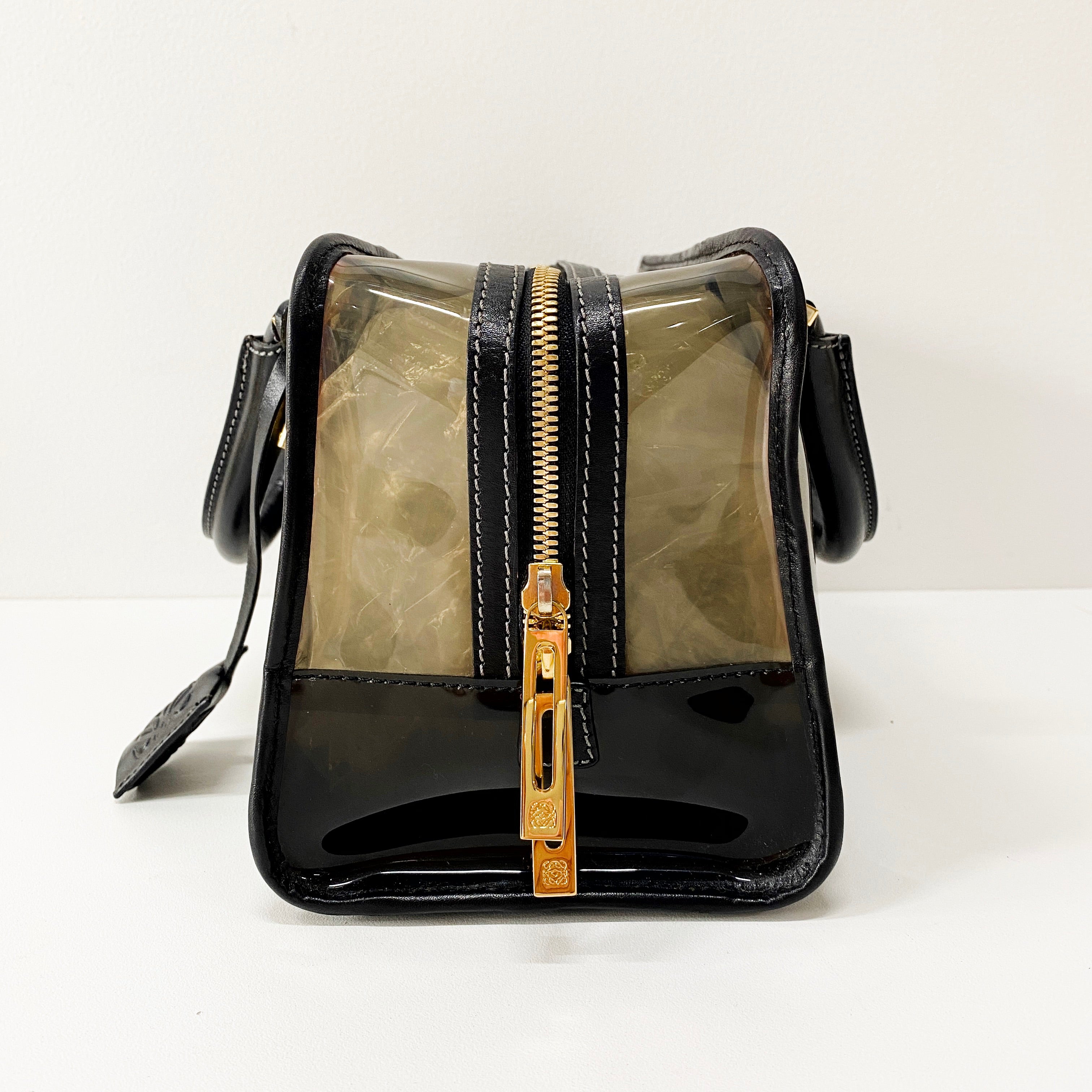 Anagram 28 Black Vinyl Handbag