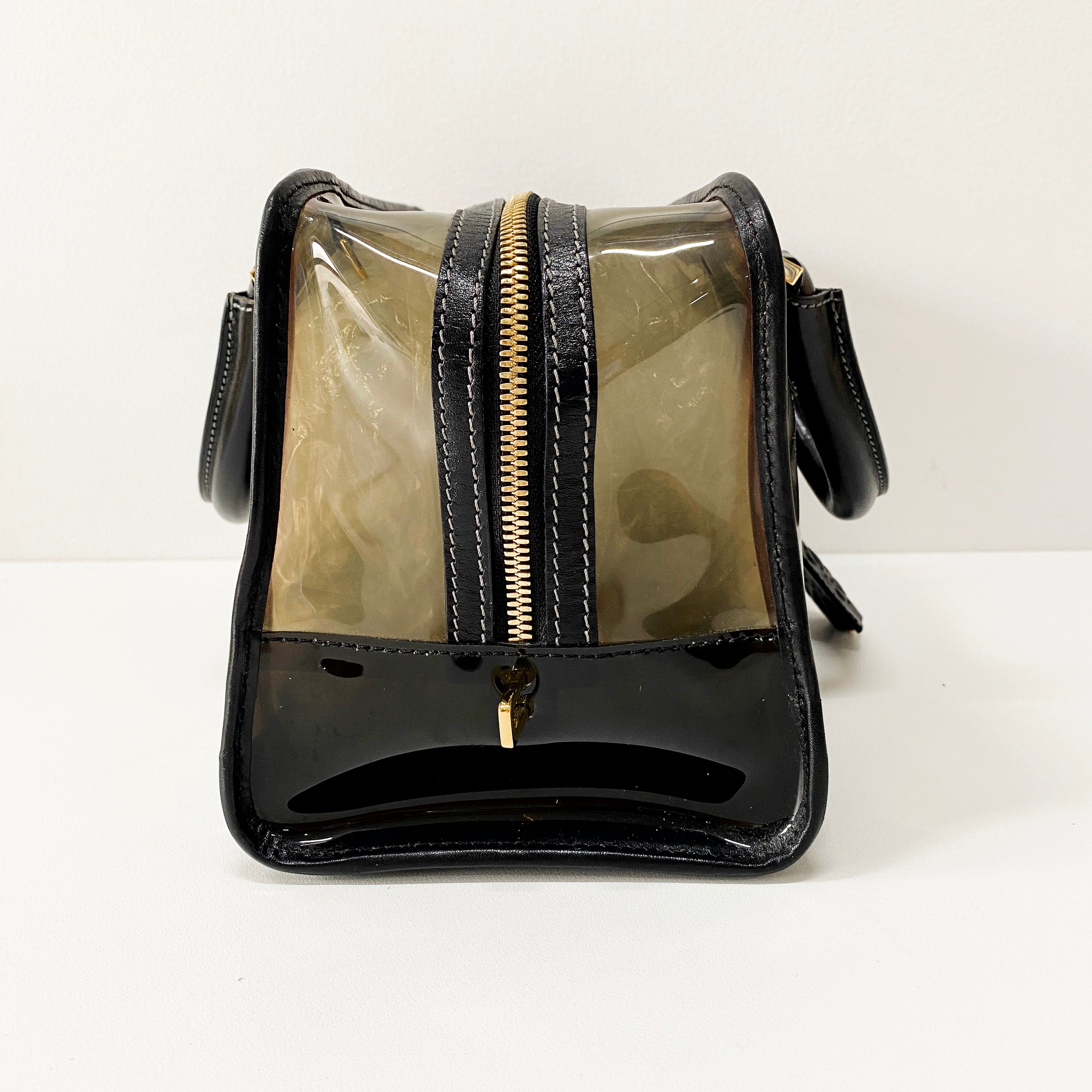 Anagram 28 Black Vinyl Handbag