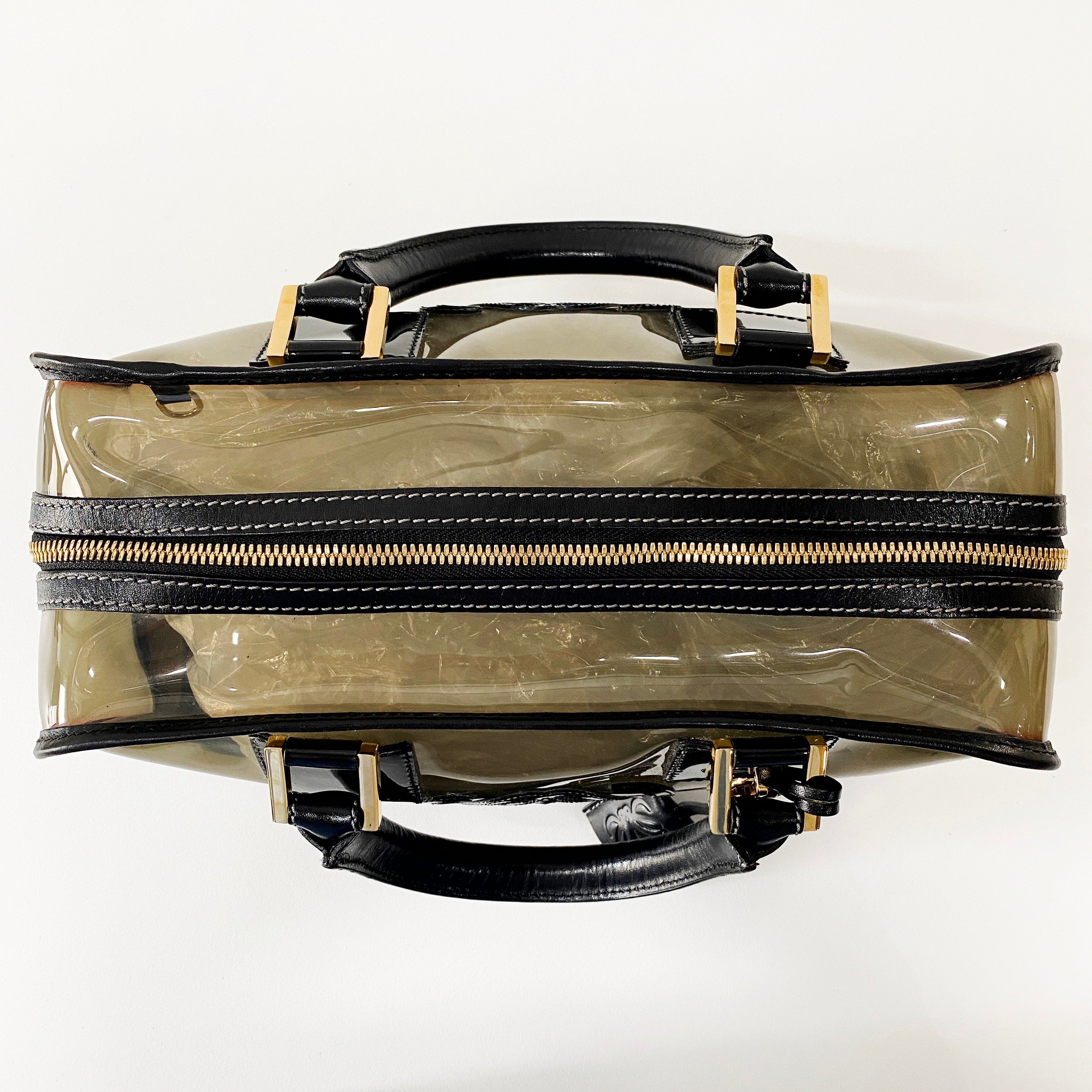 Anagram 28 Black Vinyl Handbag