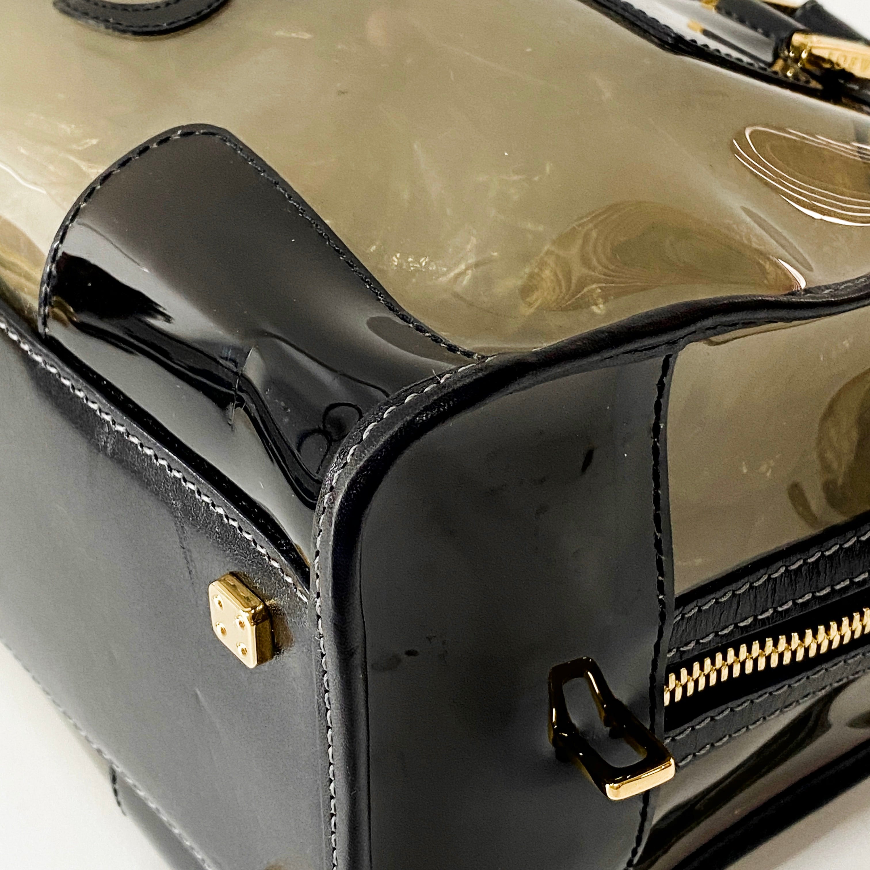 Anagram 28 Black Vinyl Handbag