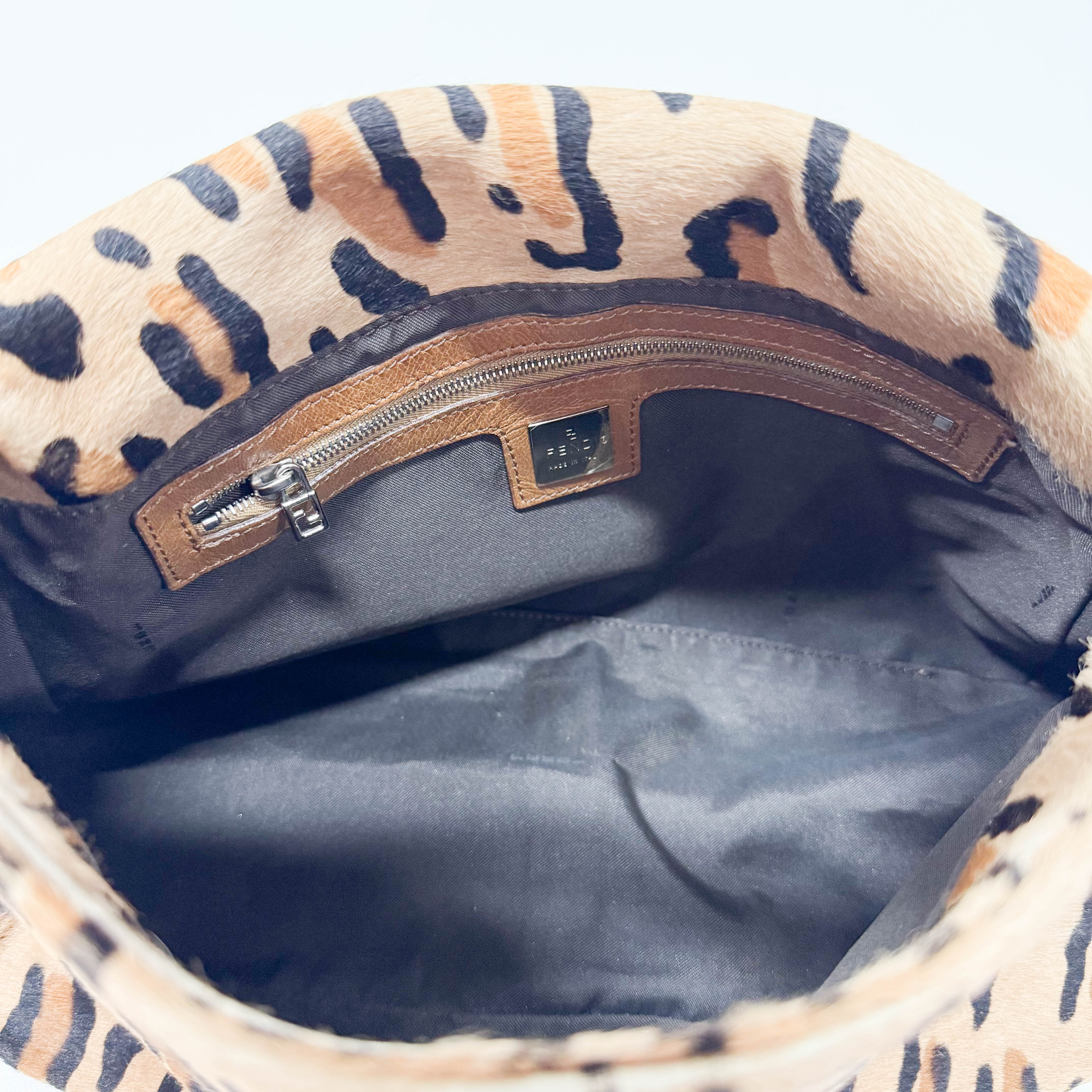Mamma Baguette Leopard Print Bag