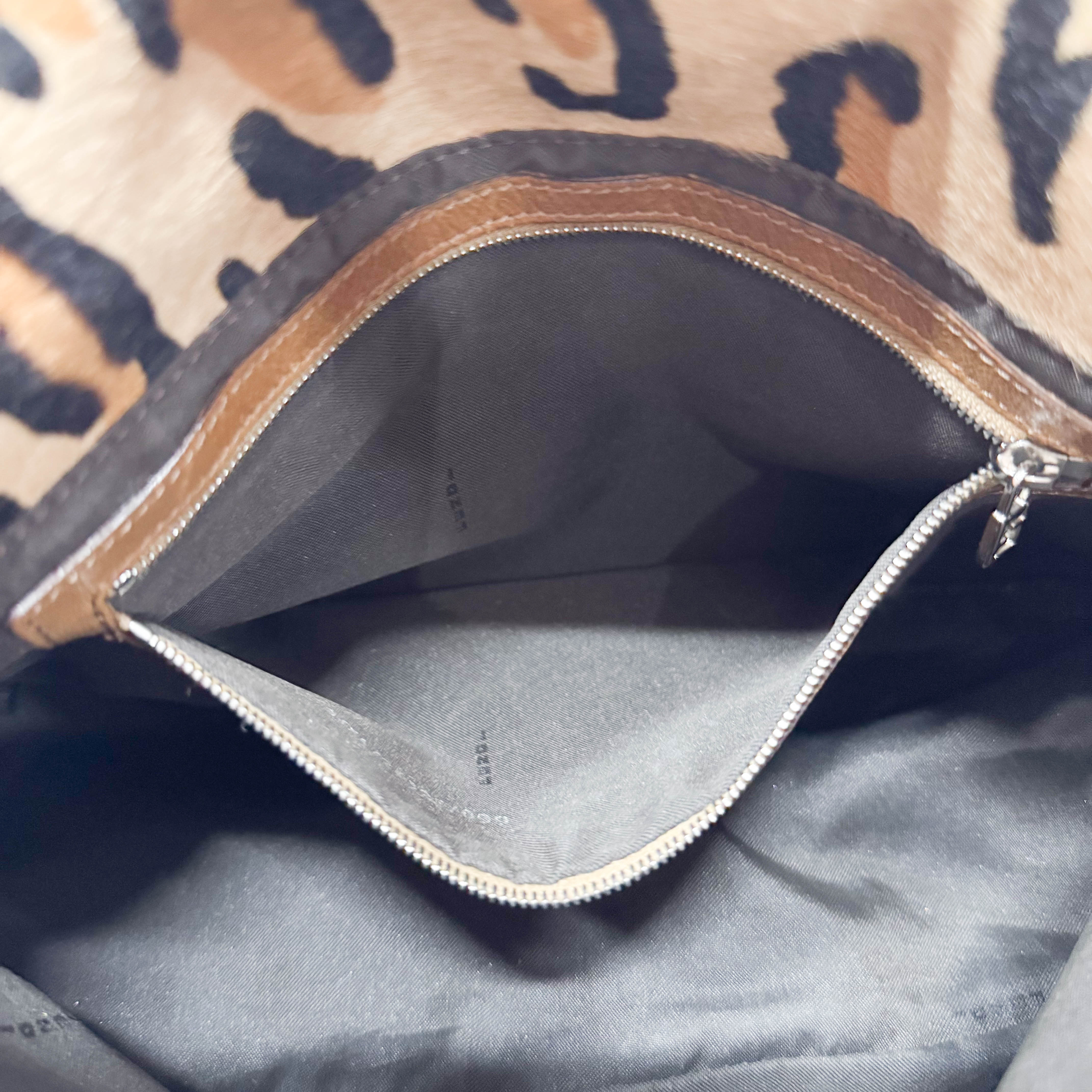 Mamma Baguette Leopard Print Bag