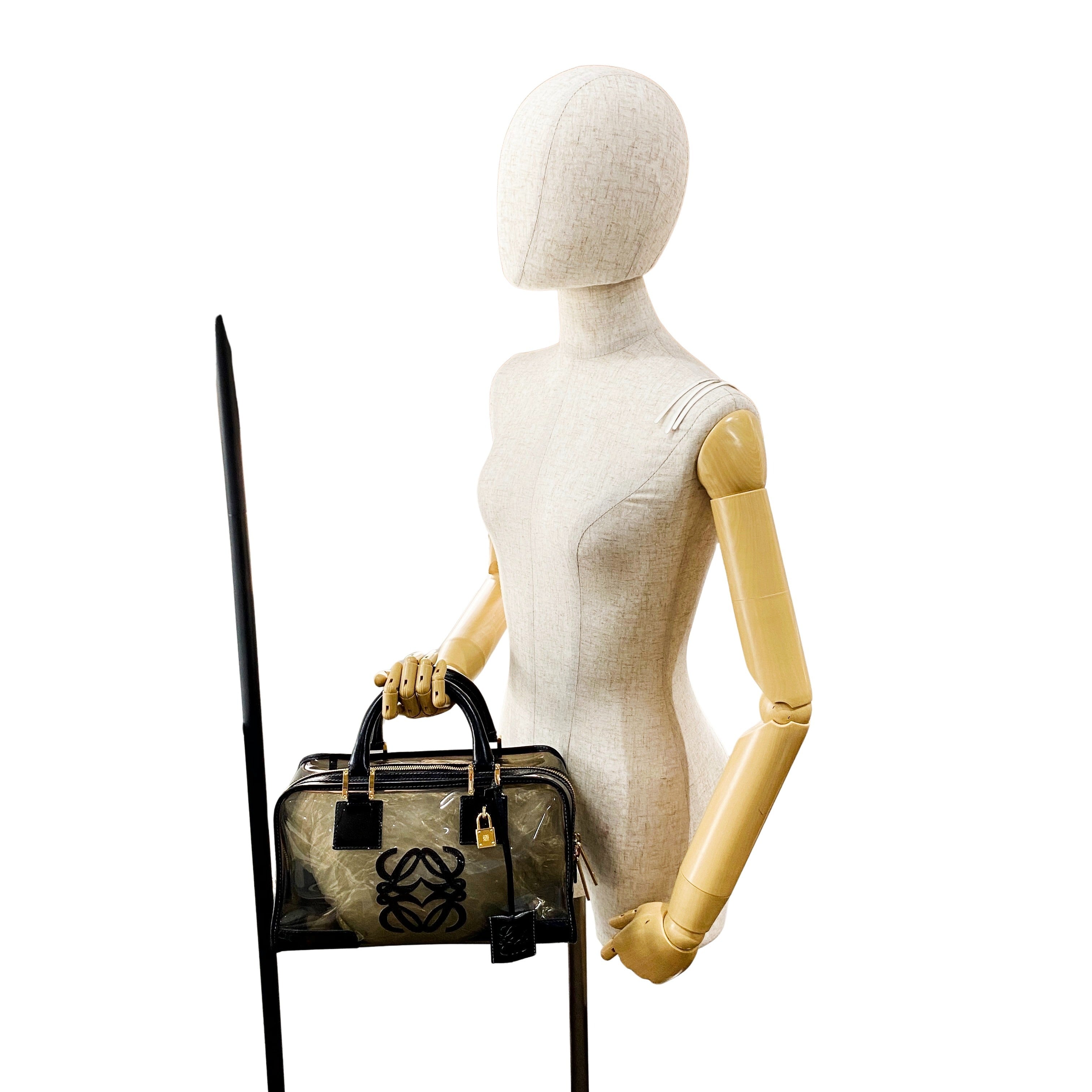 Anagram 28 Black Vinyl Handbag