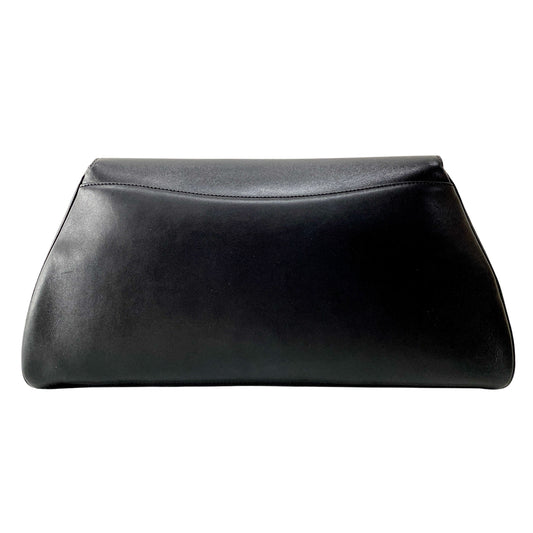 Panthère Clutch Black Leather Bag