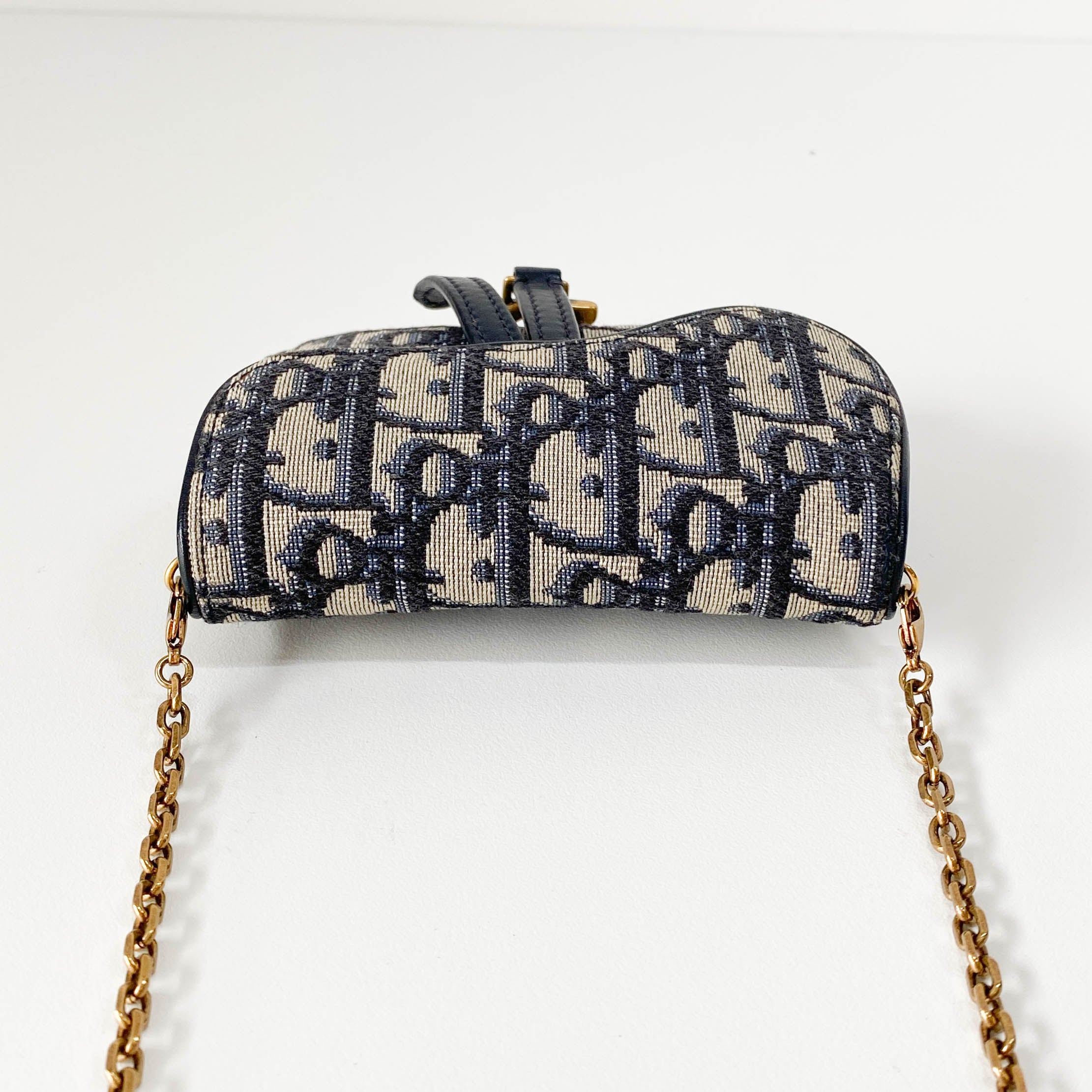 Trotter Canvas with Chain Strap Mini Shoulder Bag