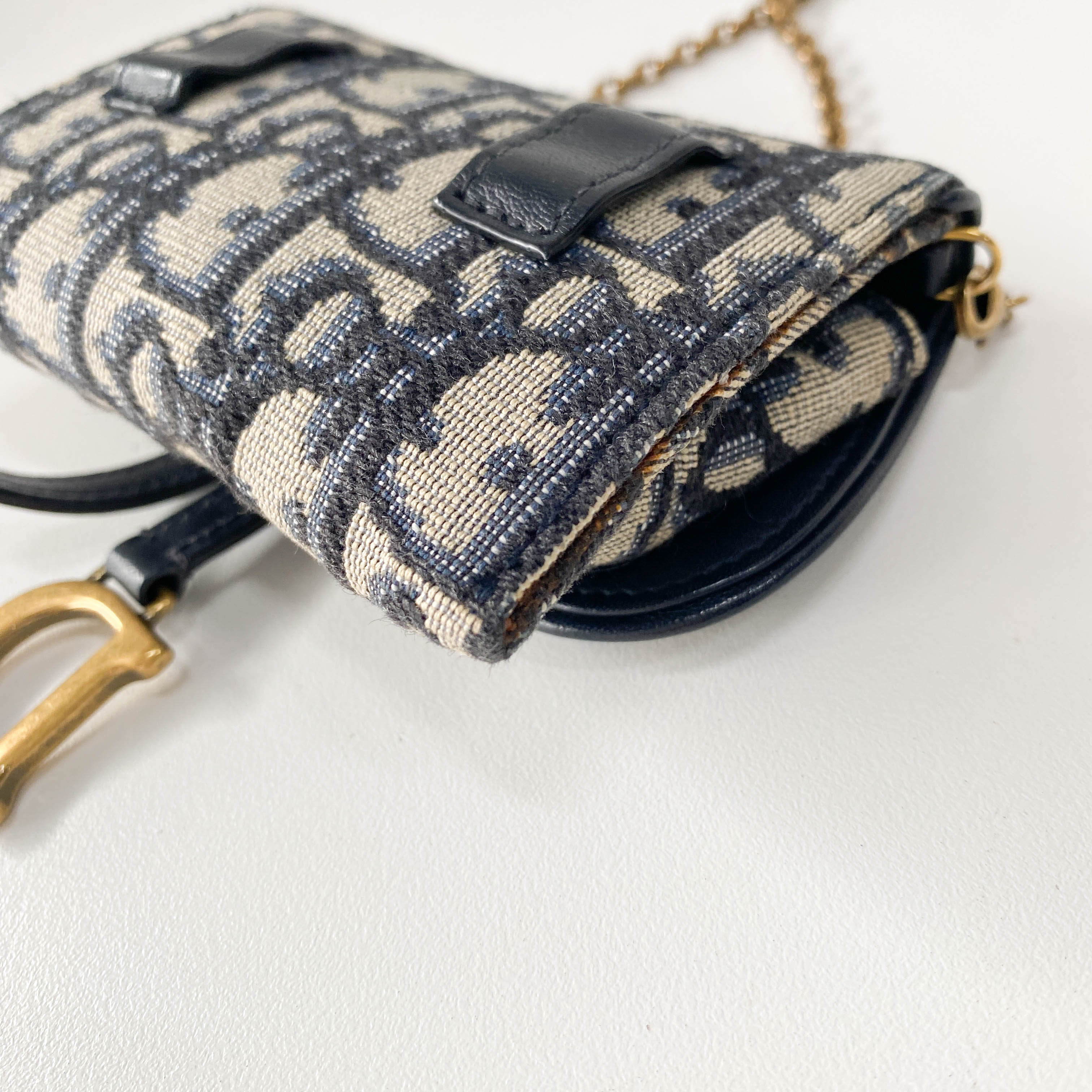 Trotter Canvas with Chain Strap Mini Shoulder Bag