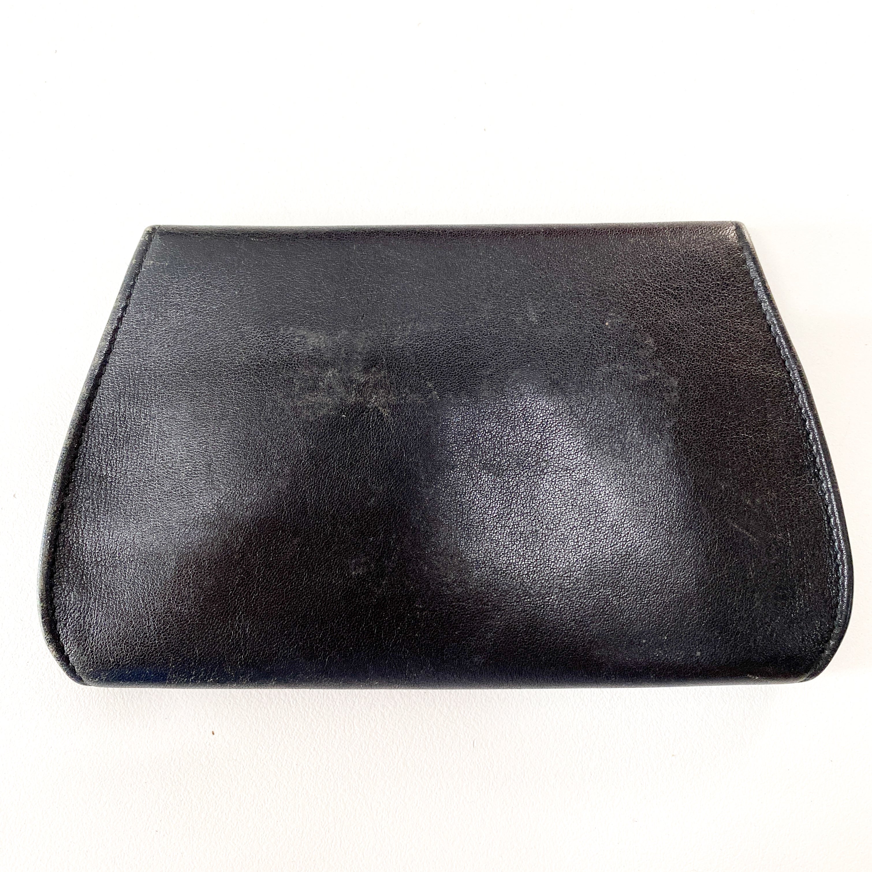 Panthère Clutch Black Leather Bag