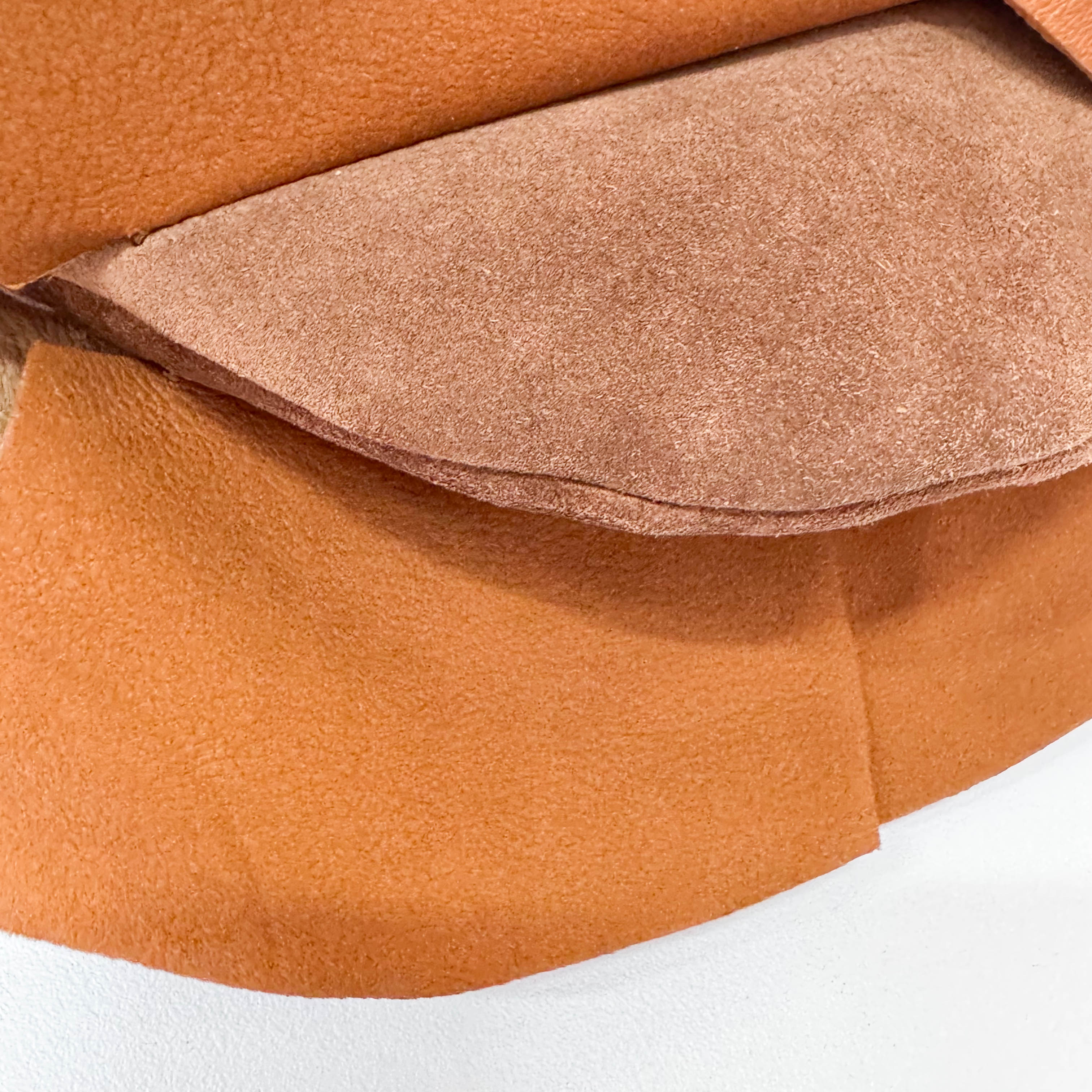 Vintage Brown Mix Leather Shoulder Bag