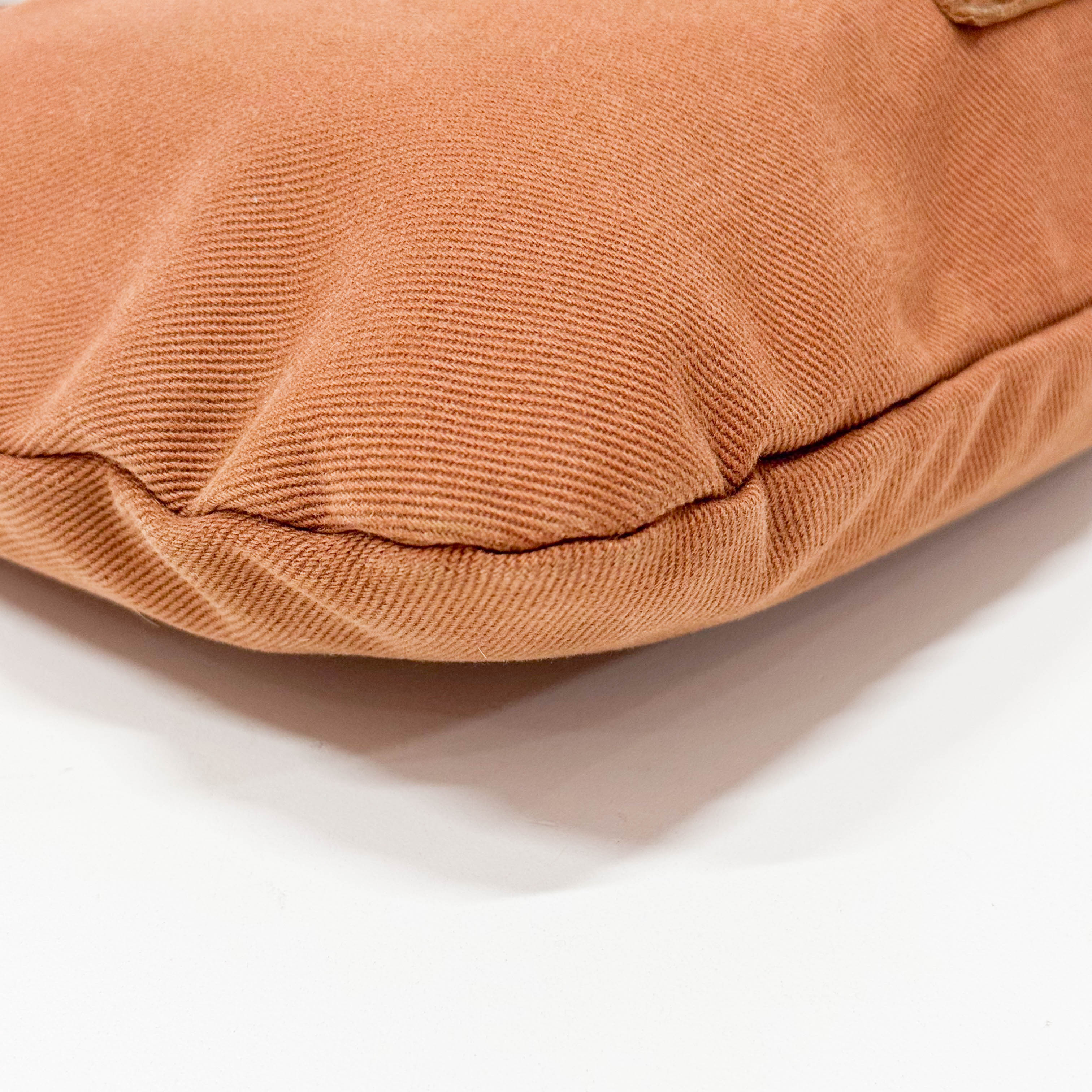 Brown Canvas Shoulder Bag