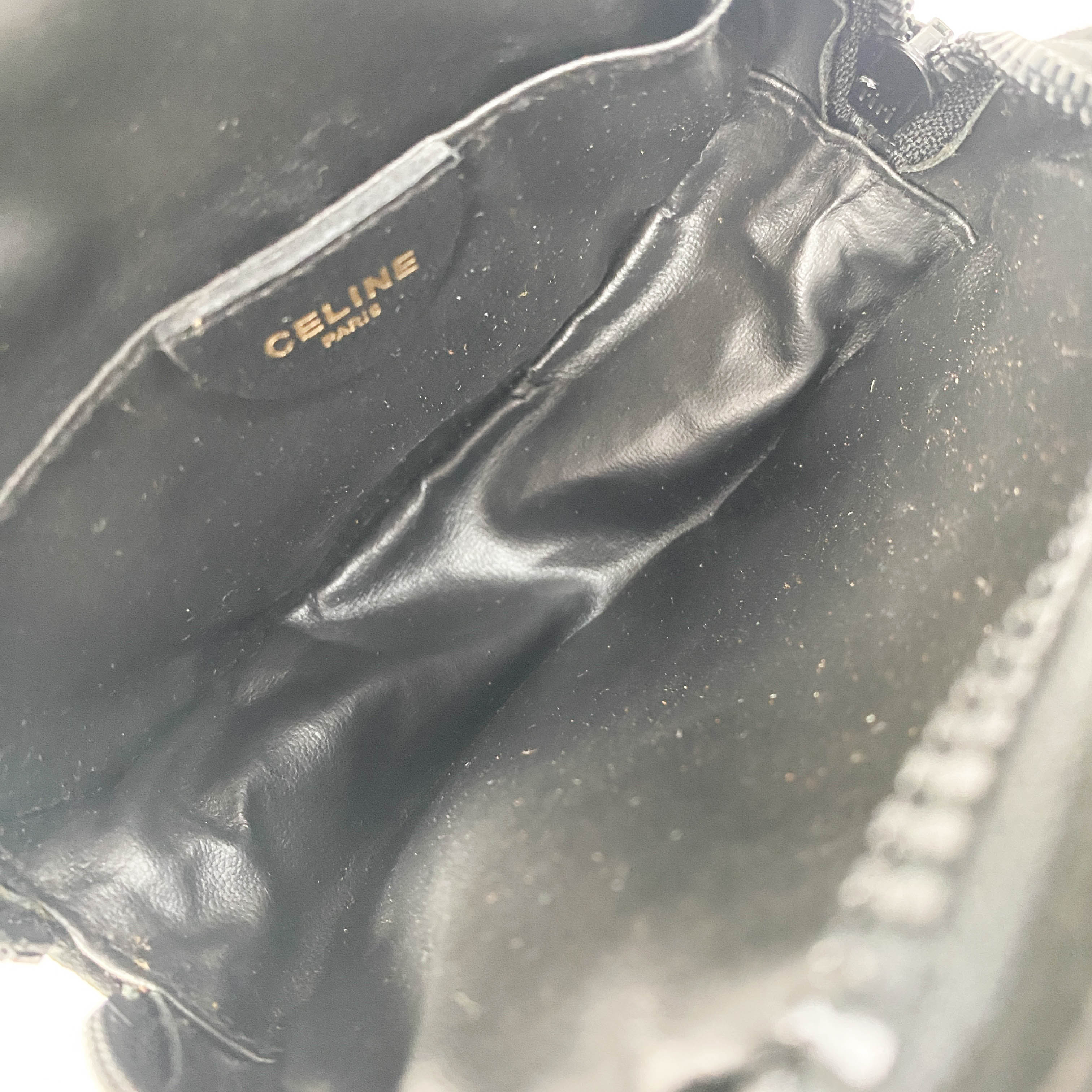 Mini Black Suede Handbag