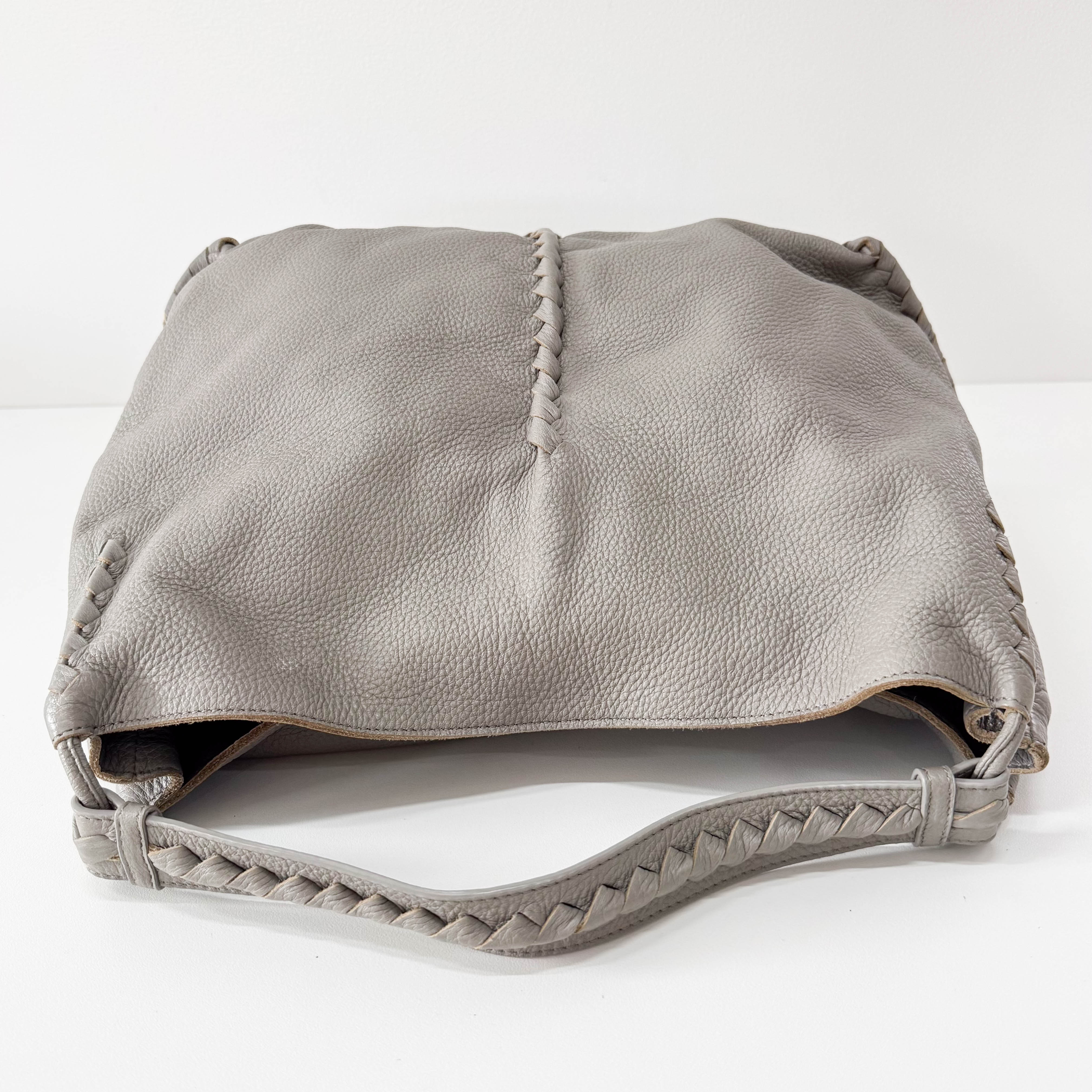 Cervo Hobo Leather Tote Bag