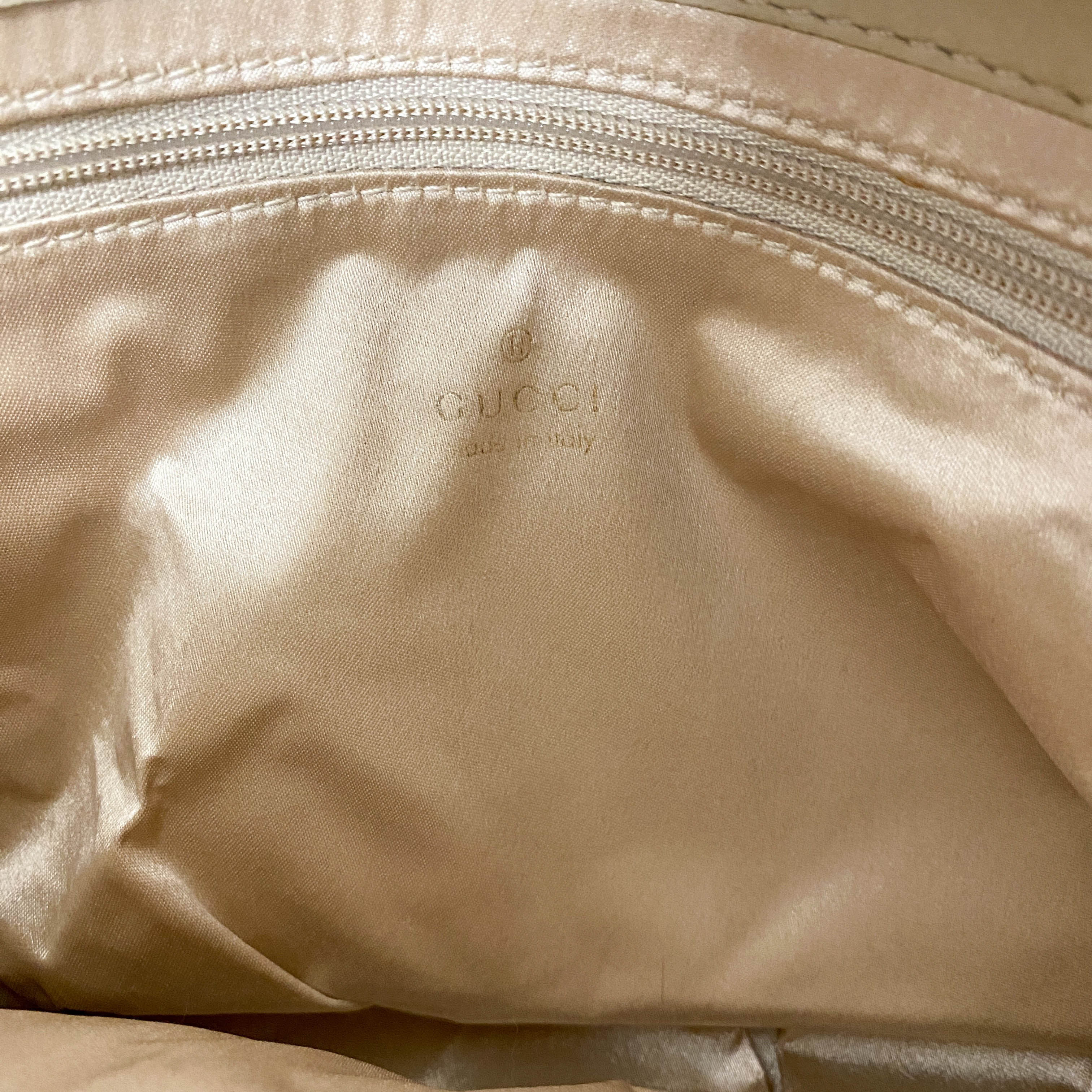 Beige Fur Top Handle Bag