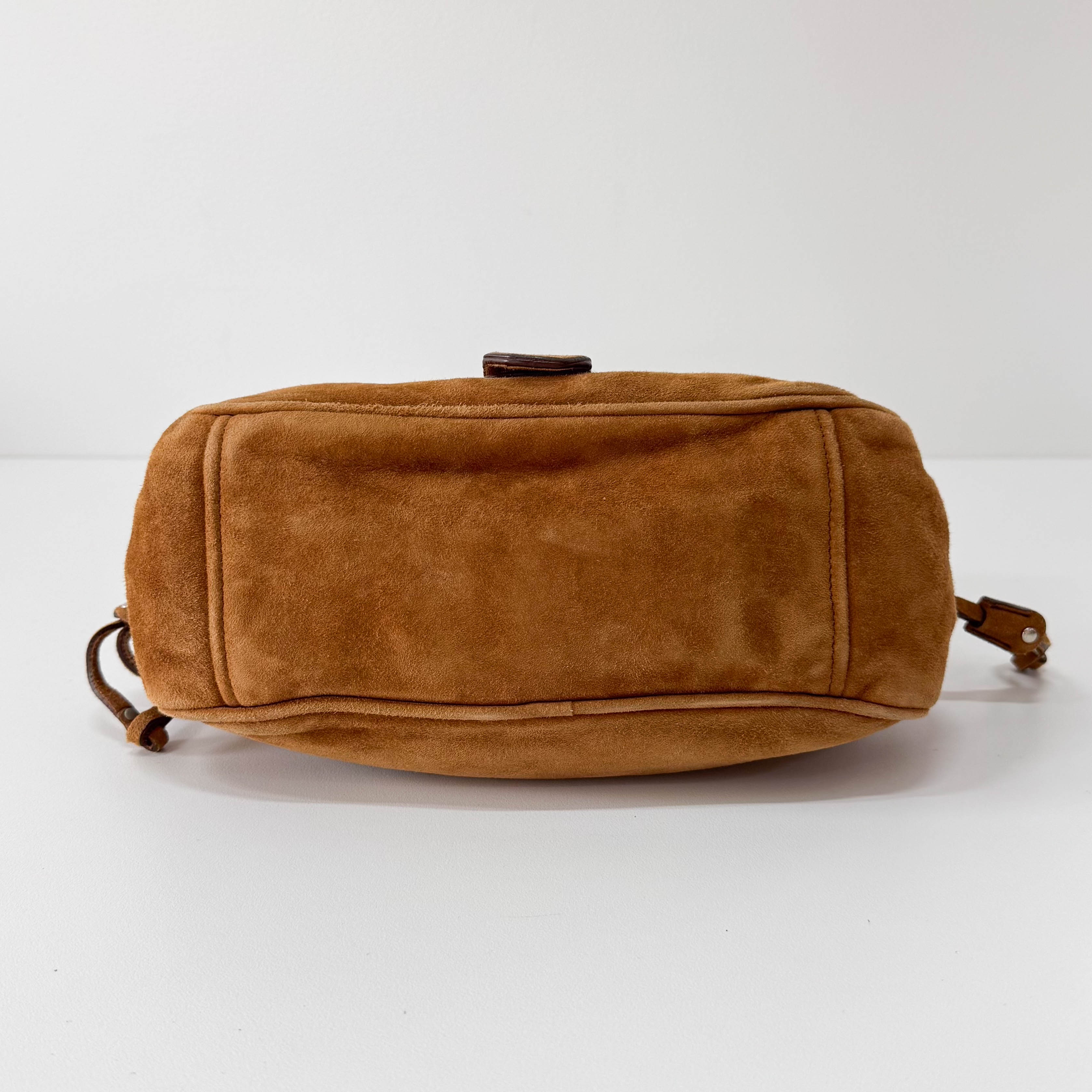 Little Flower Buckle Suede Bag