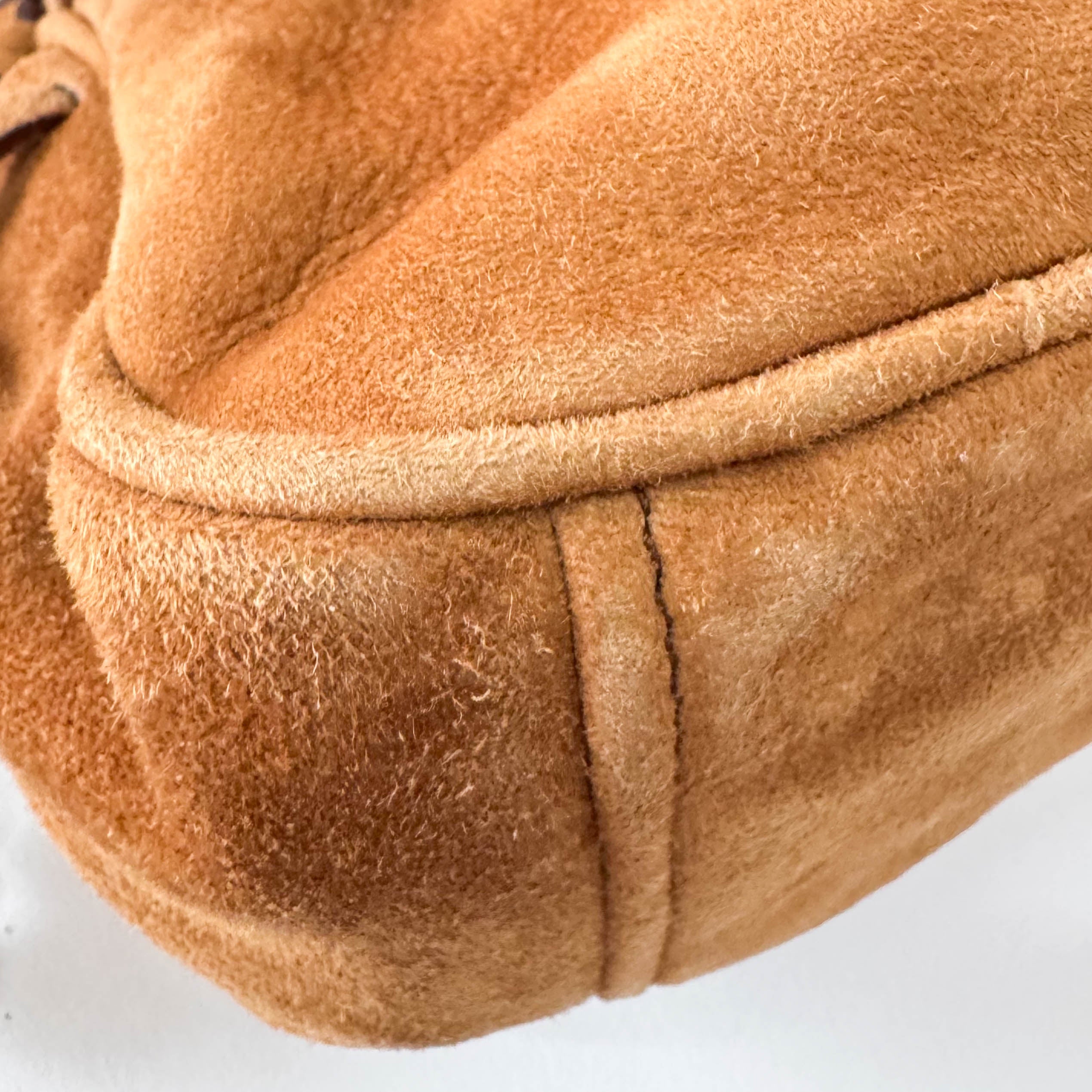 Little Flower Buckle Suede Bag