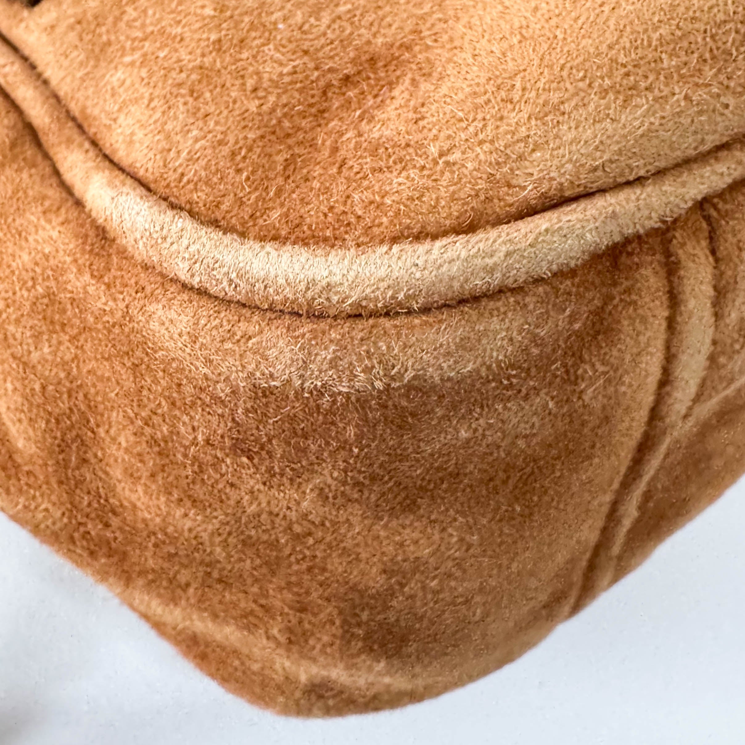 Little Flower Buckle Suede Bag