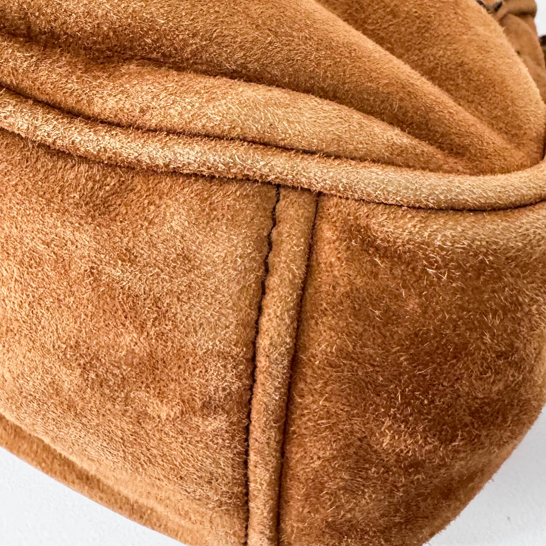 Little Flower Buckle Suede Bag