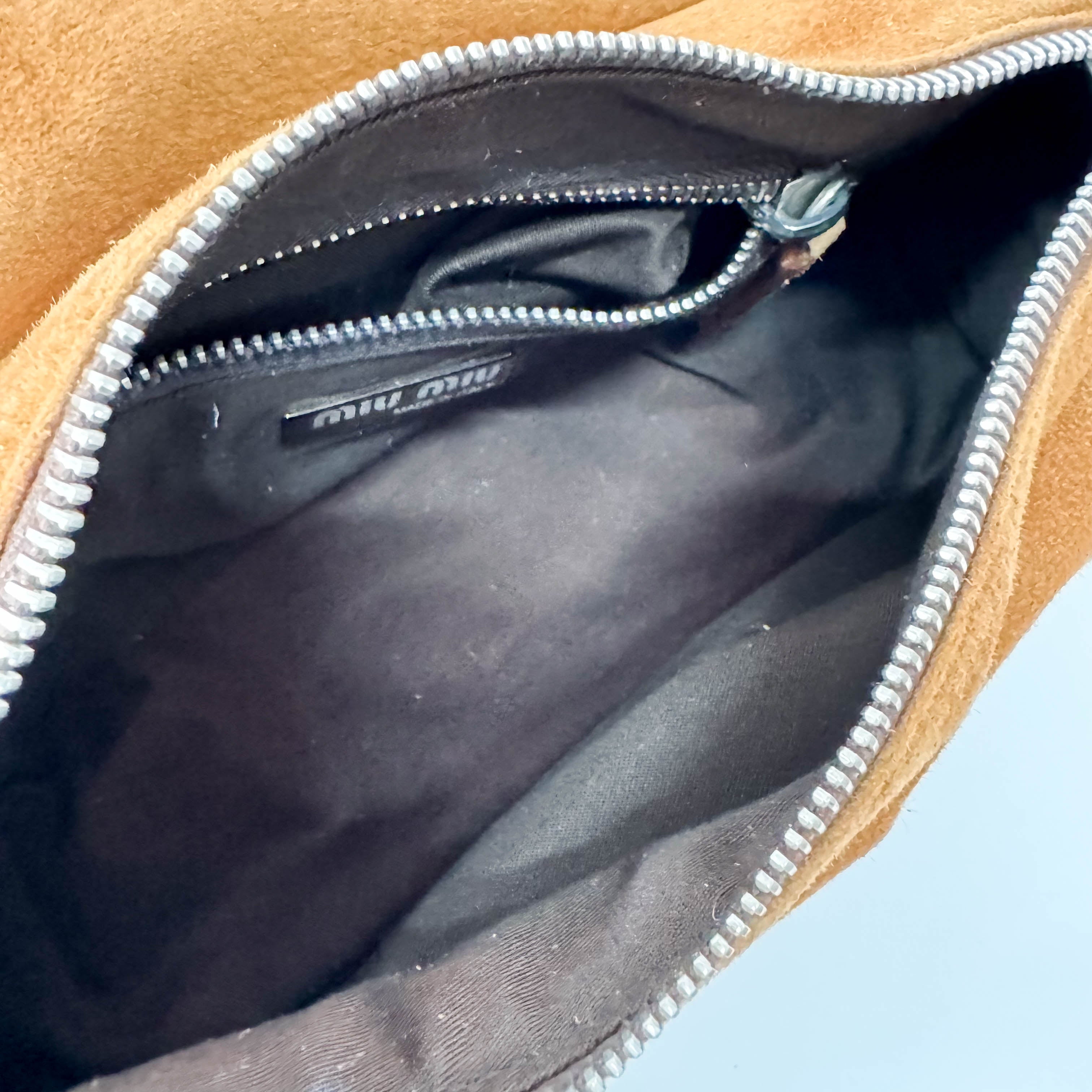 Little Flower Buckle Suede Bag