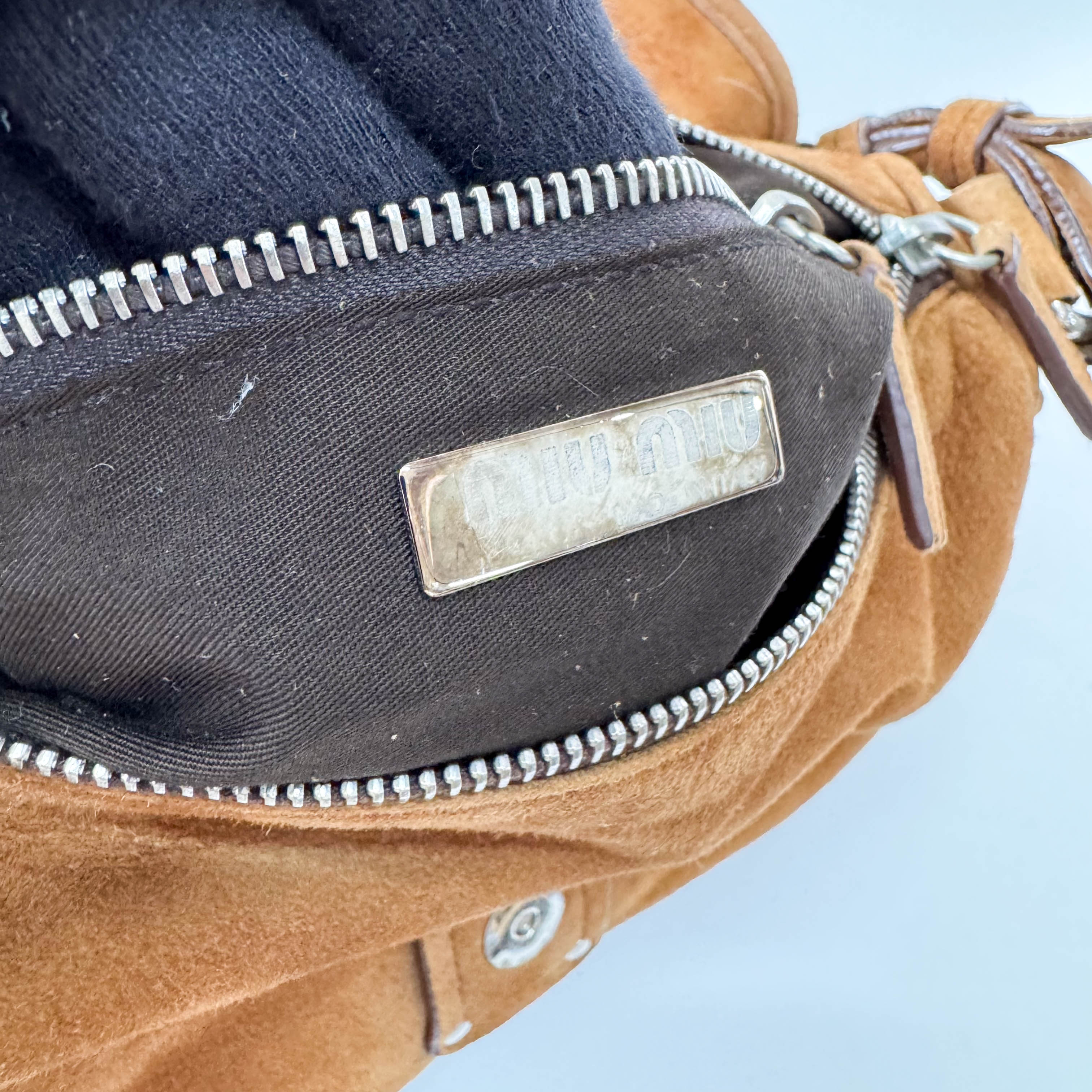 Little Flower Buckle Suede Bag