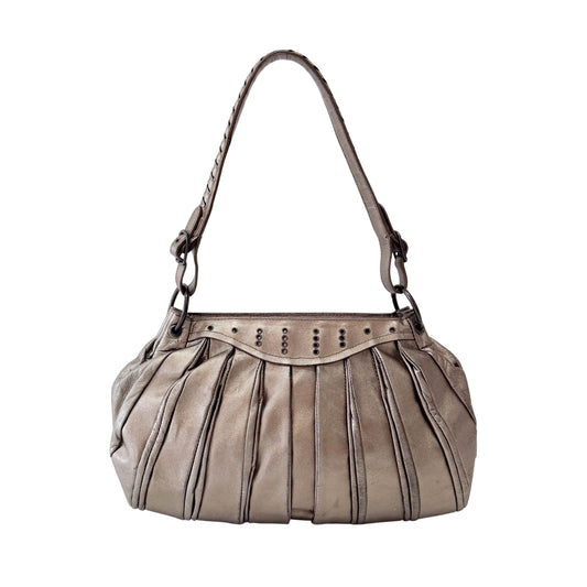 Archive Metallic Gold Leather Shoulder Bag