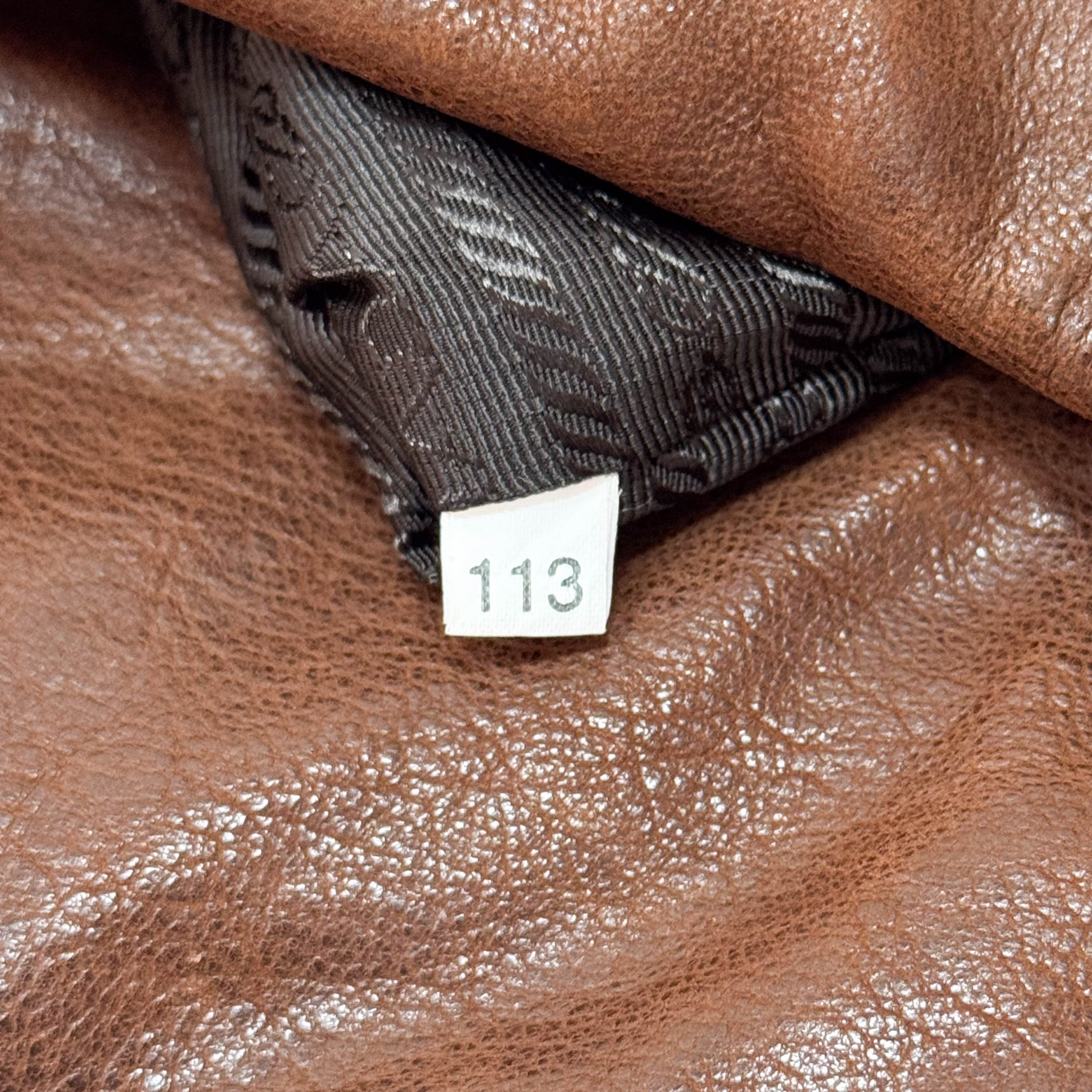 Brown Leather Shoulder Bag