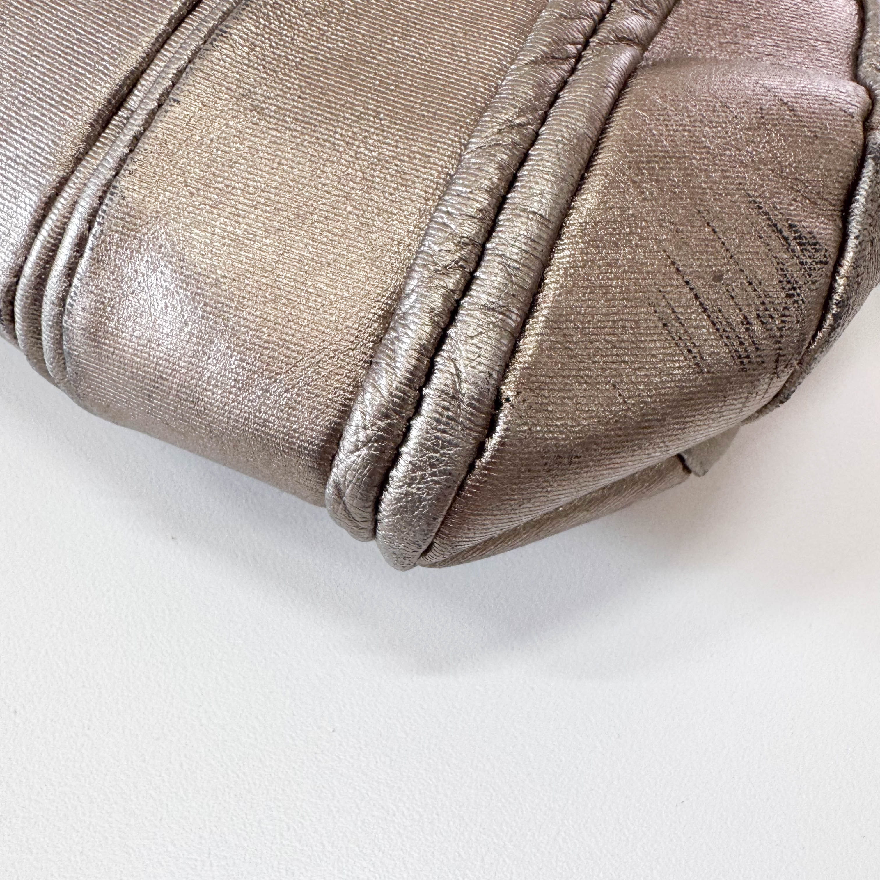 Archive Metallic Gold Leather Shoulder Bag