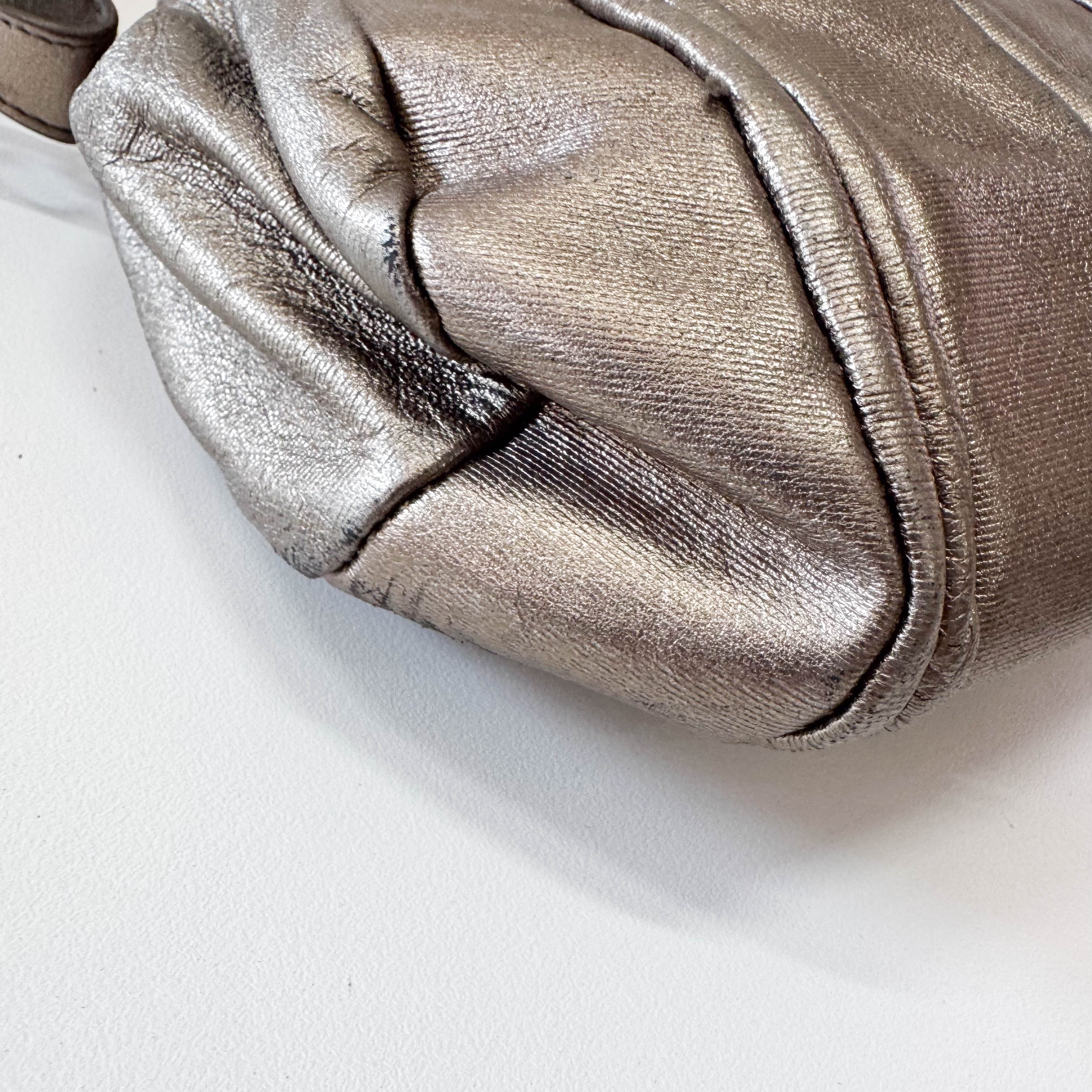 Archive Metallic Gold Leather Shoulder Bag