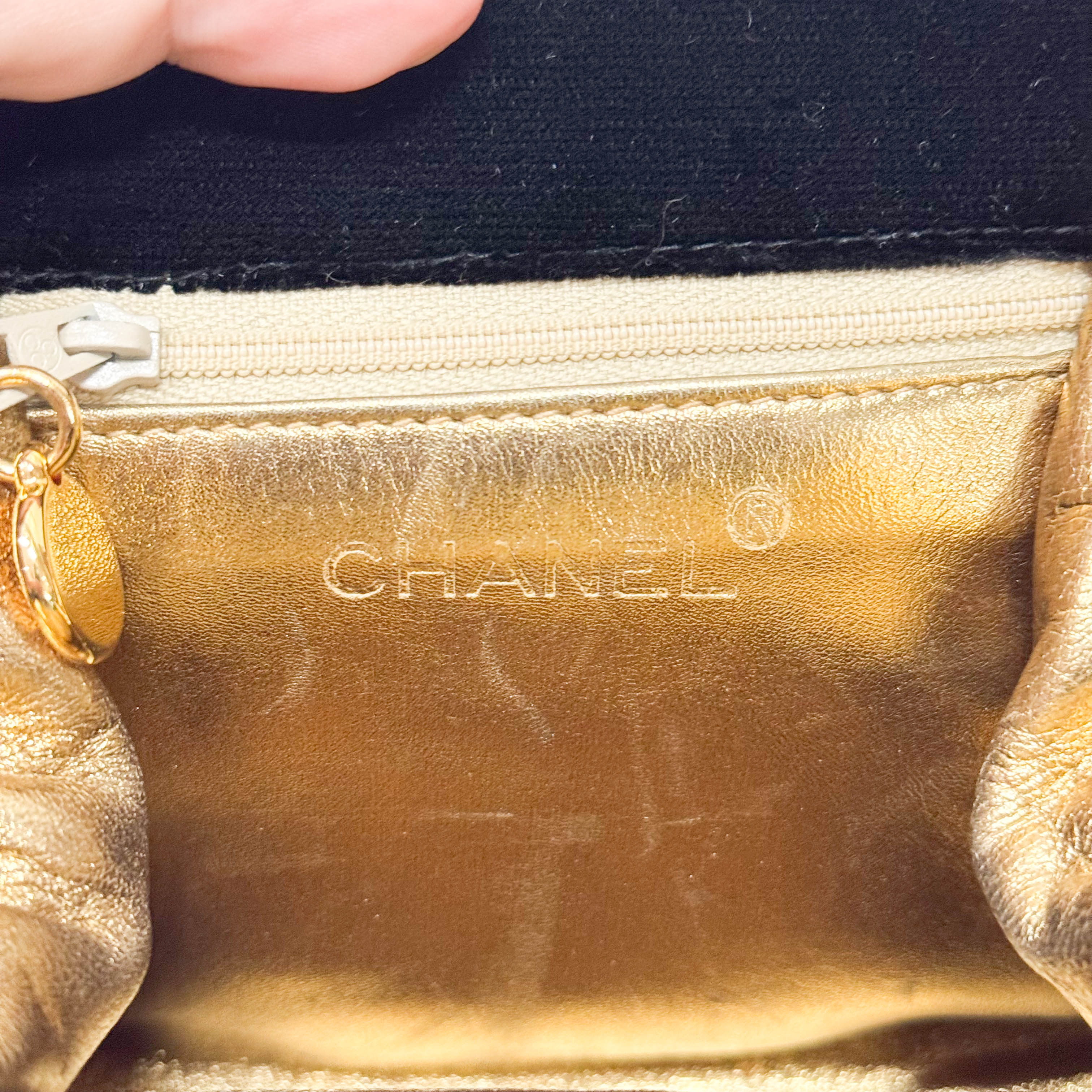 Black Velvet Handbag