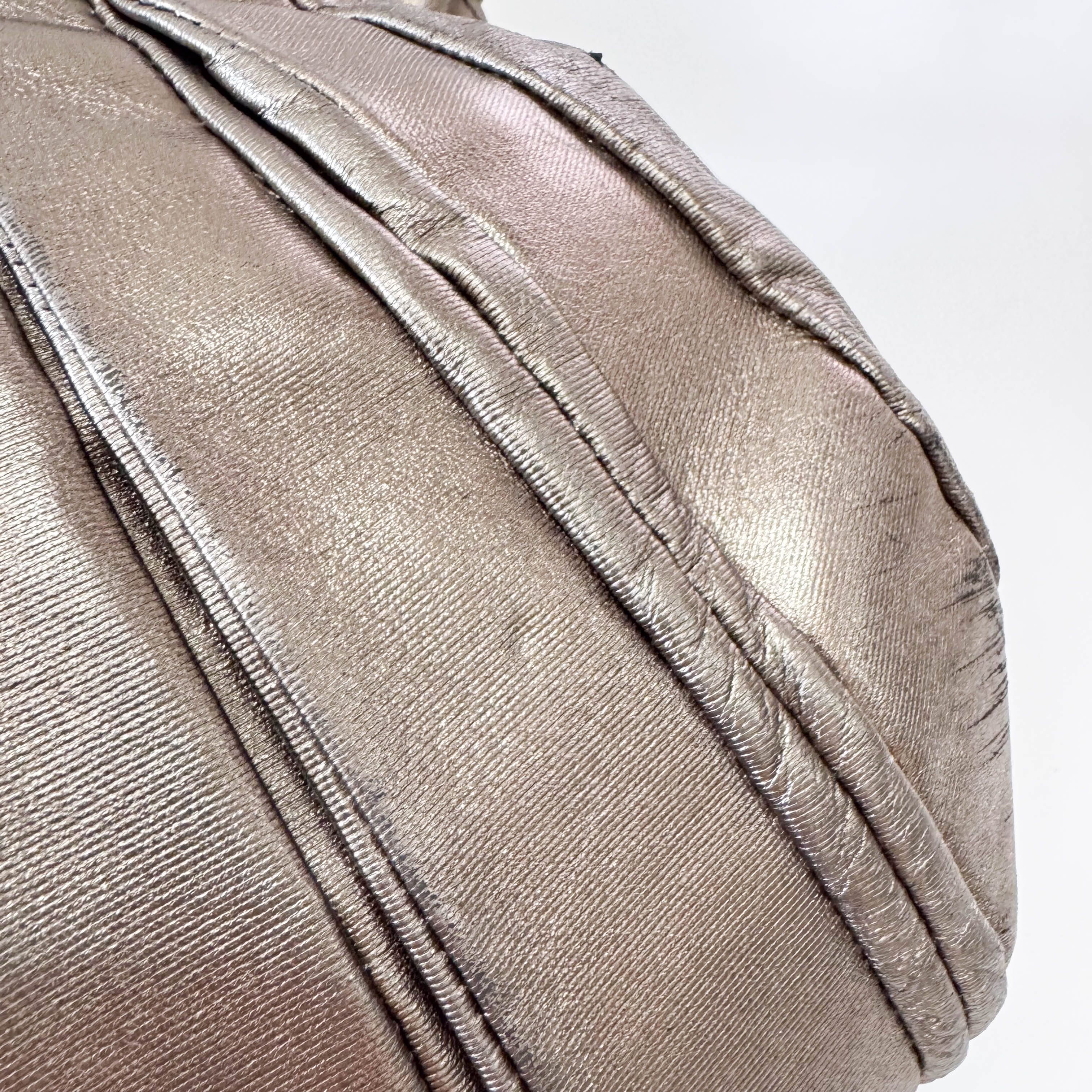 Archive Metallic Gold Leather Shoulder Bag