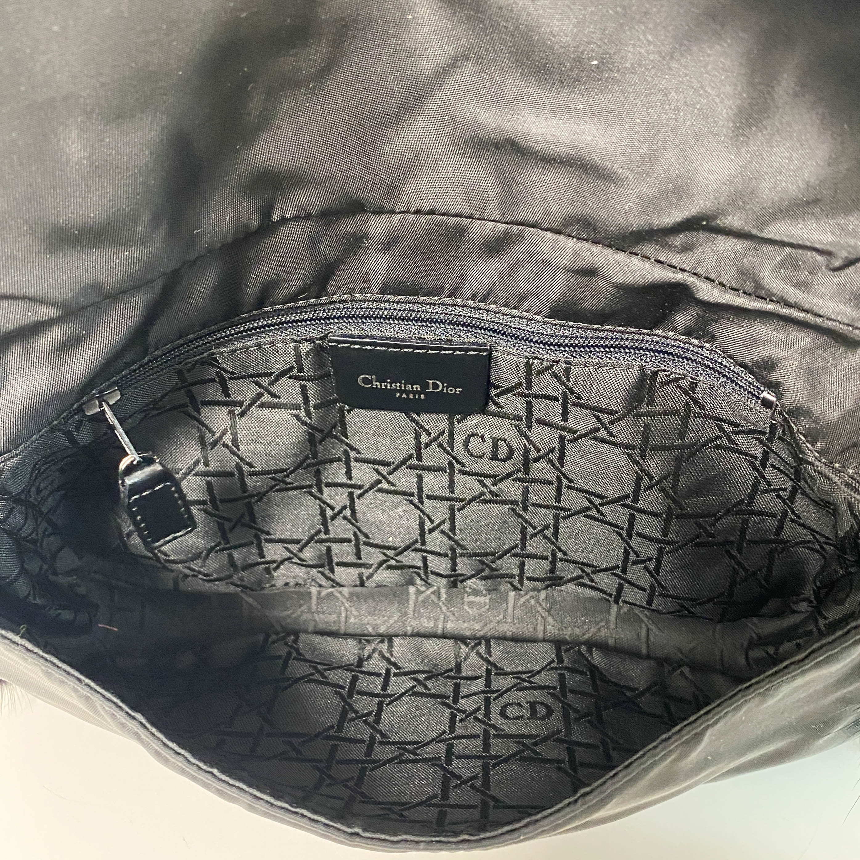 Malice Black Fur Shoulder Bag