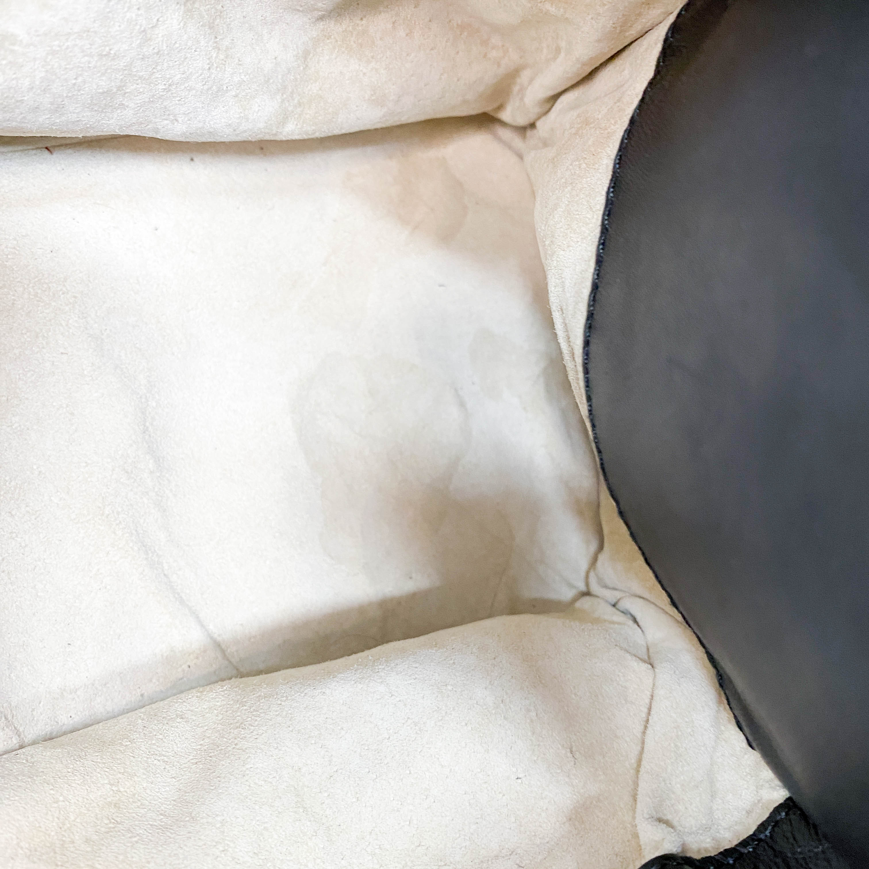 Black Intrecciato Leather Shoulder Bag