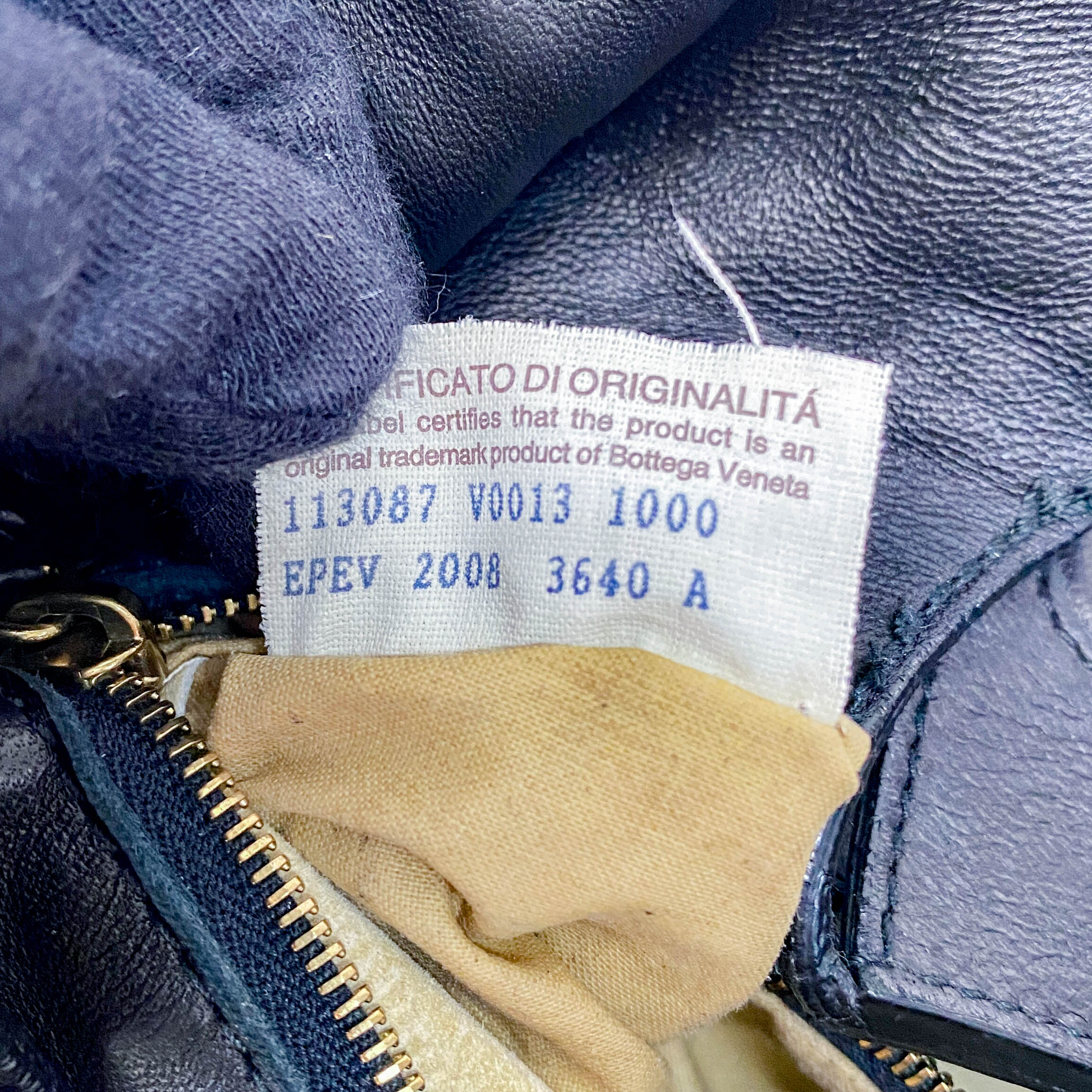 Black Intrecciato Leather Shoulder Bag