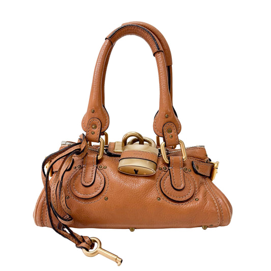 Paddington Small Brown Leather Shoulder Bag