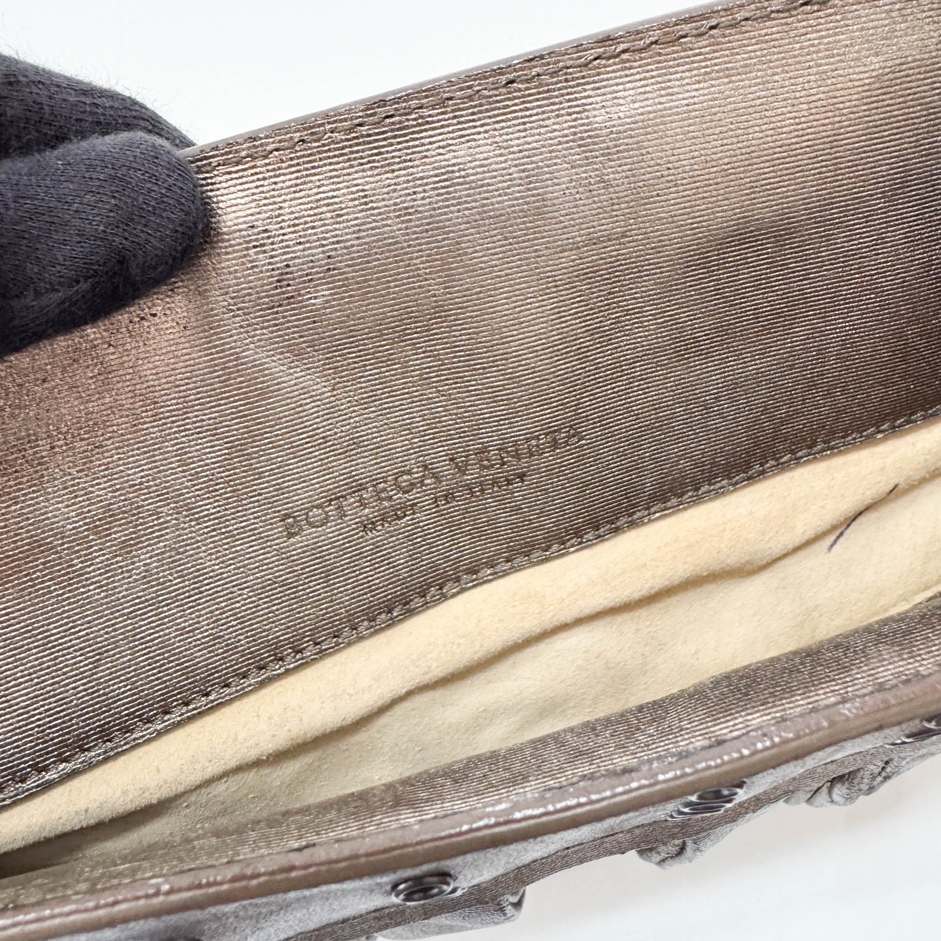 Archive Metallic Gold Leather Shoulder Bag