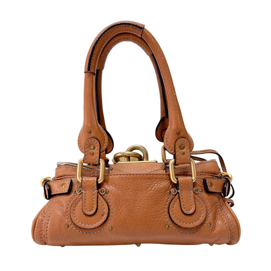 Paddington Small Brown Leather Shoulder Bag