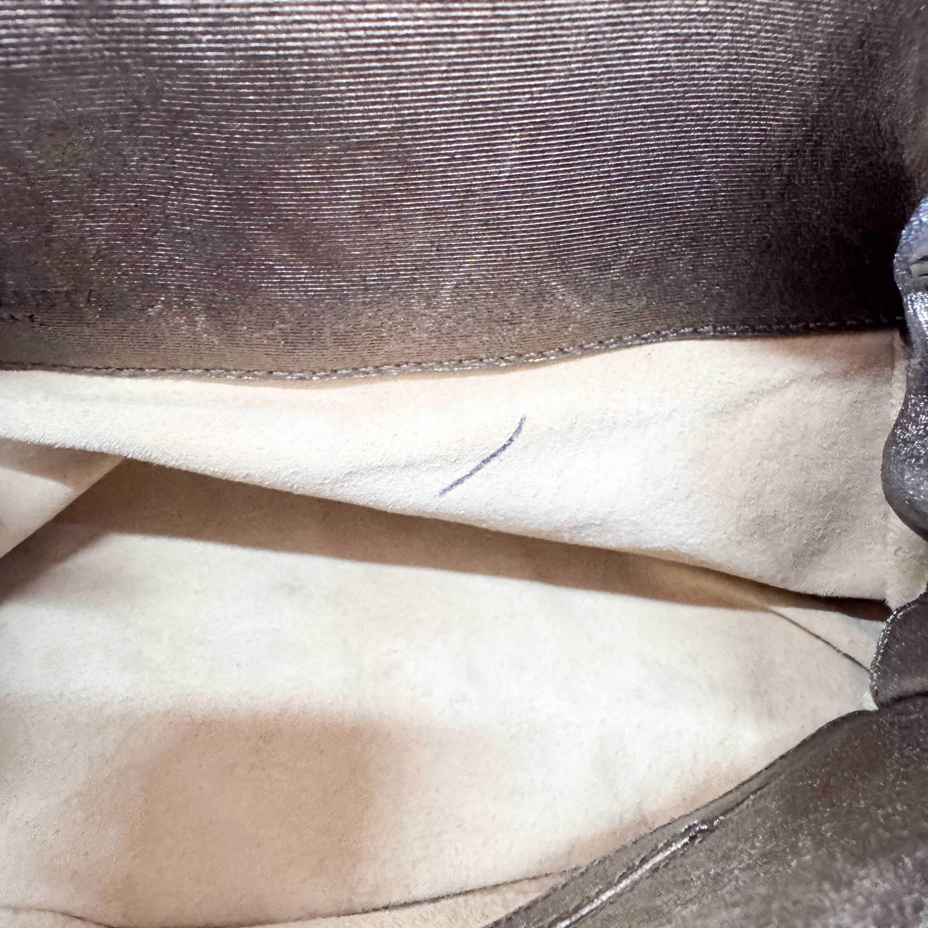 Archive Metallic Gold Leather Shoulder Bag