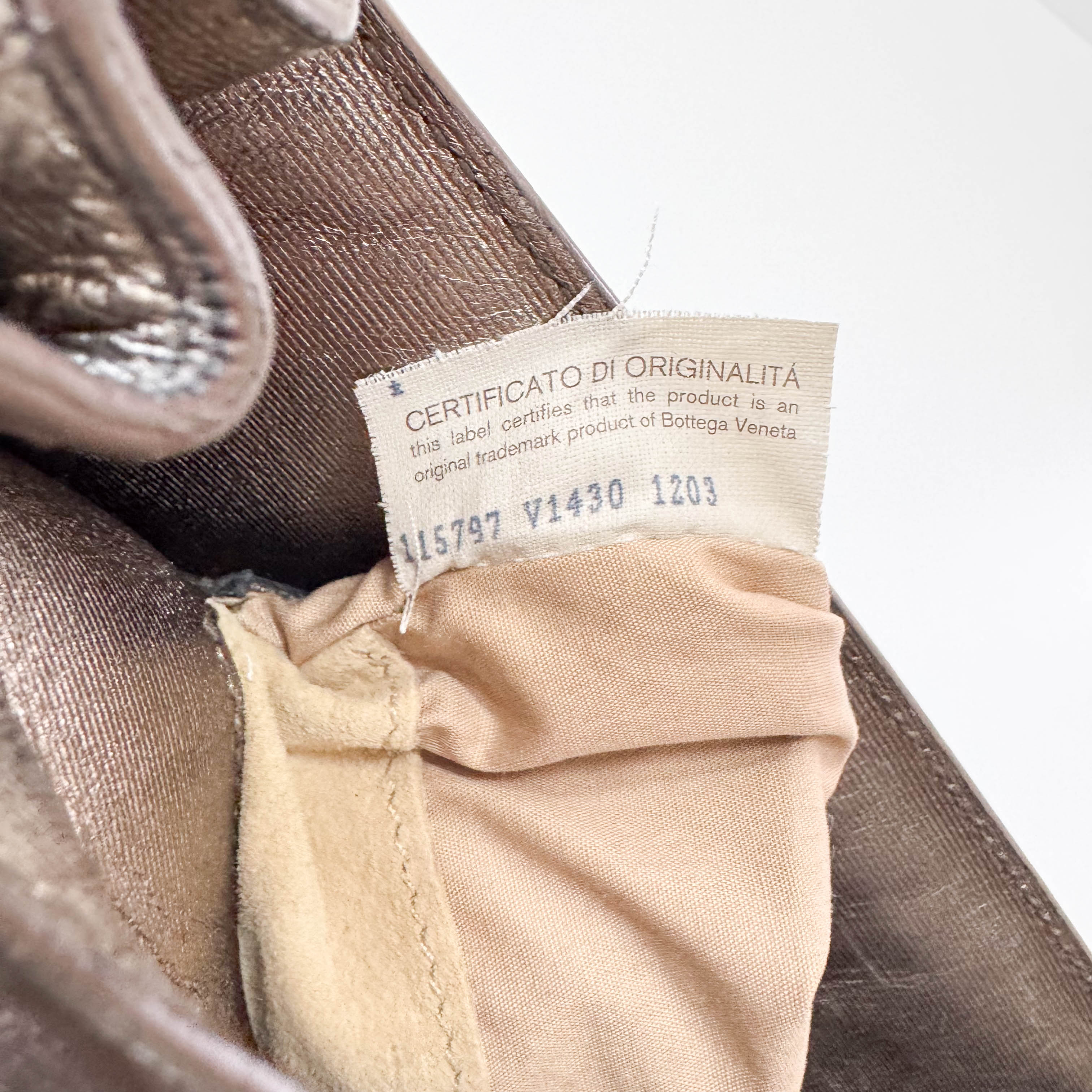 Archive Metallic Gold Leather Shoulder Bag