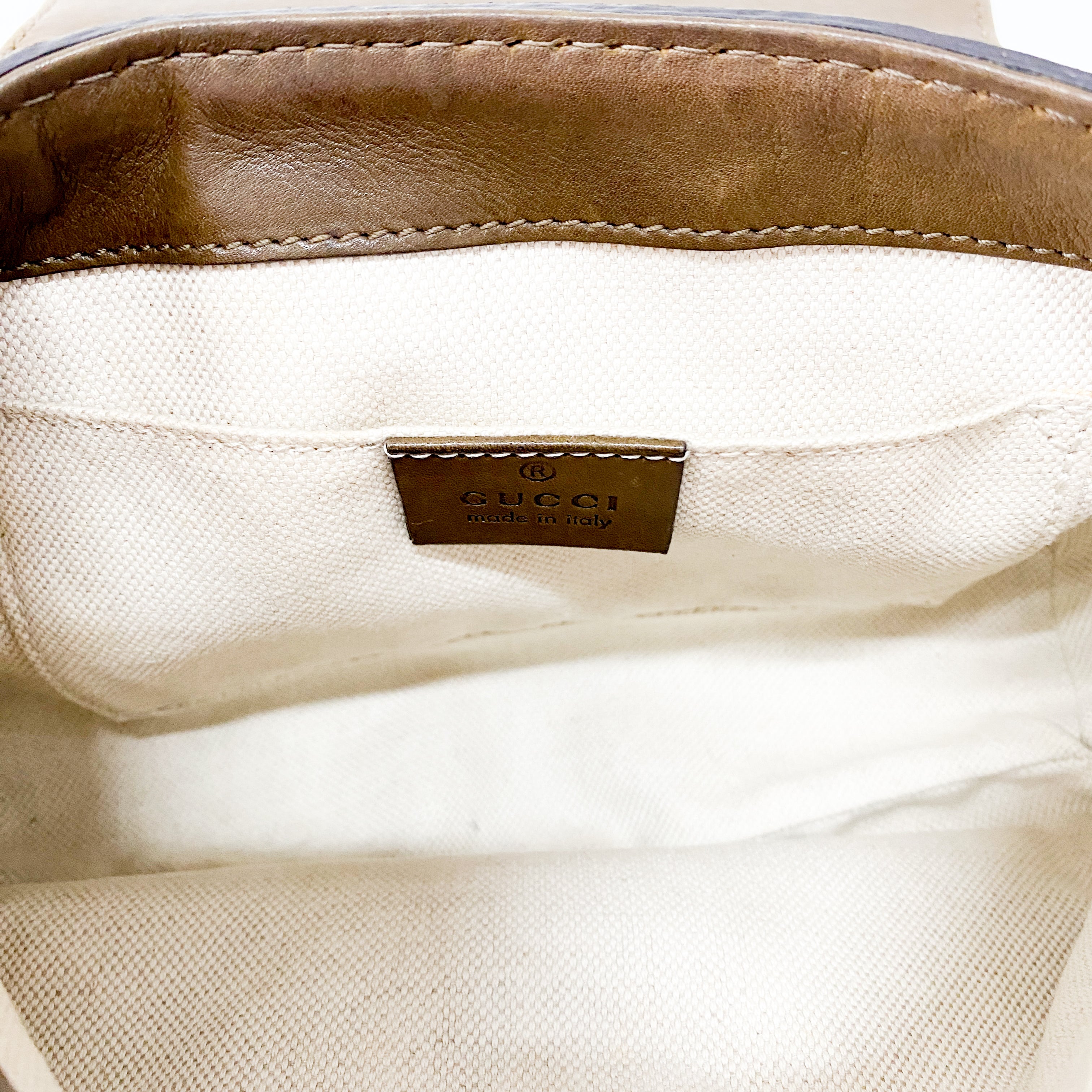 Bamboo and Chain Shoulder Bag with Fur Details