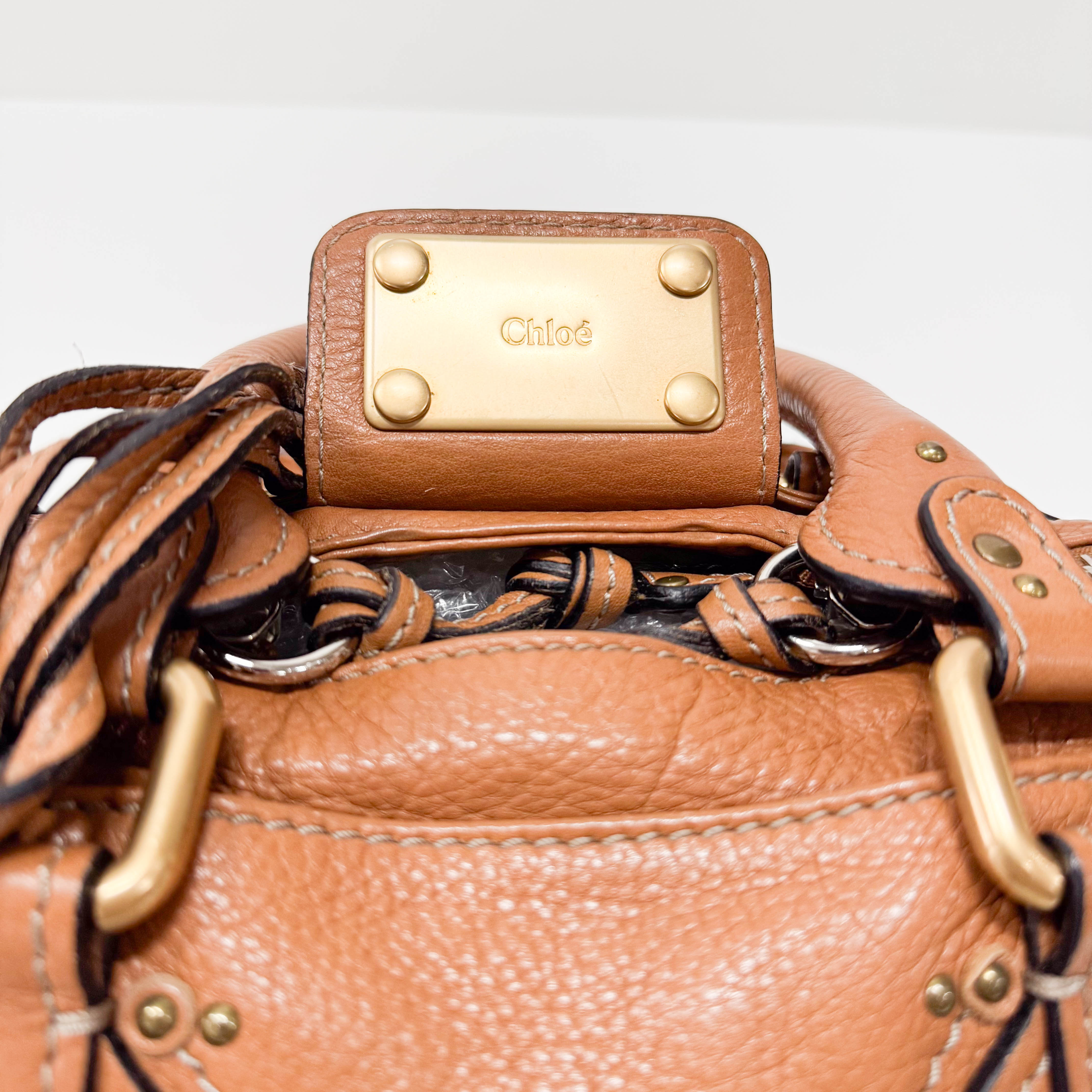 Paddington Small Brown Leather Shoulder Bag