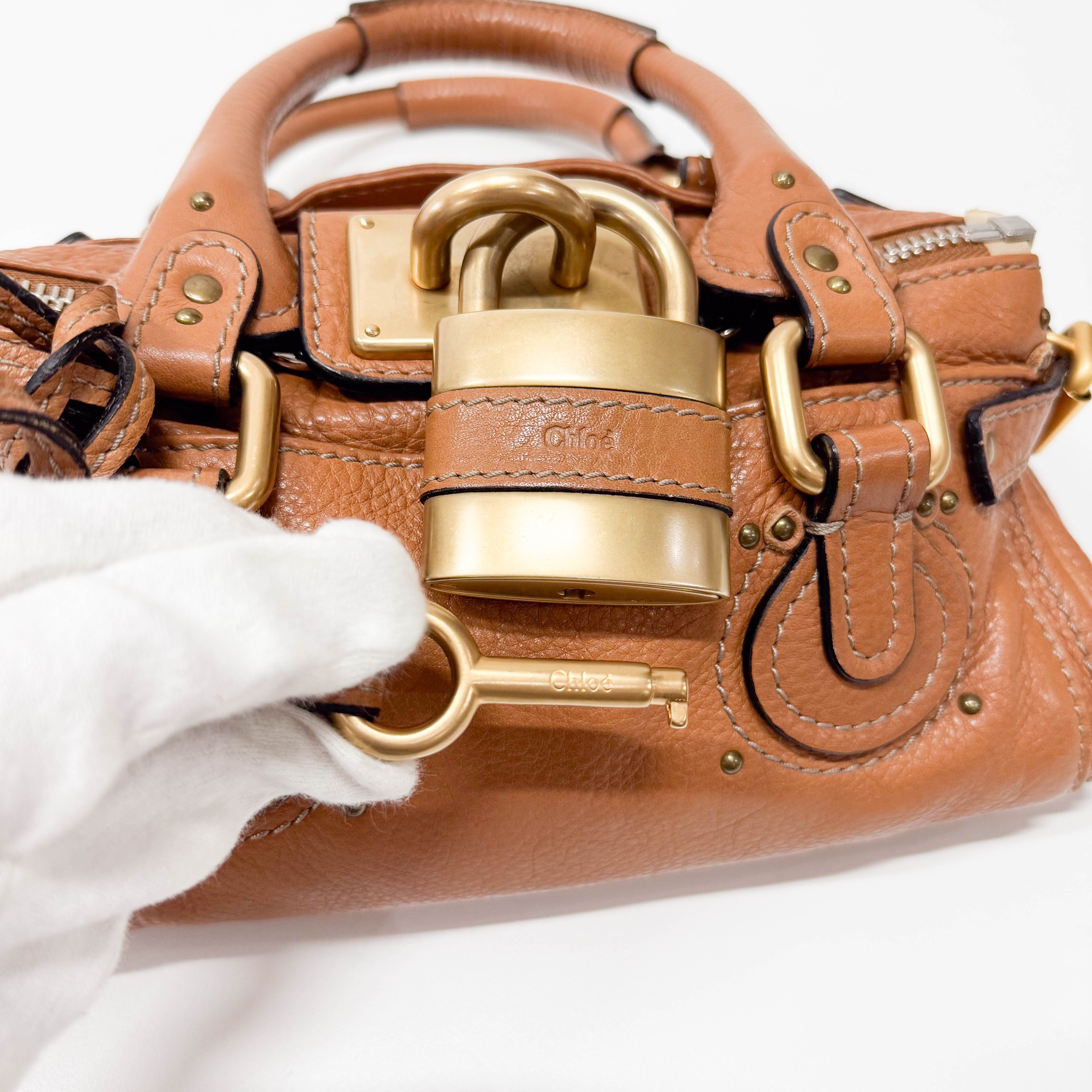 Paddington Small Brown Leather Shoulder Bag