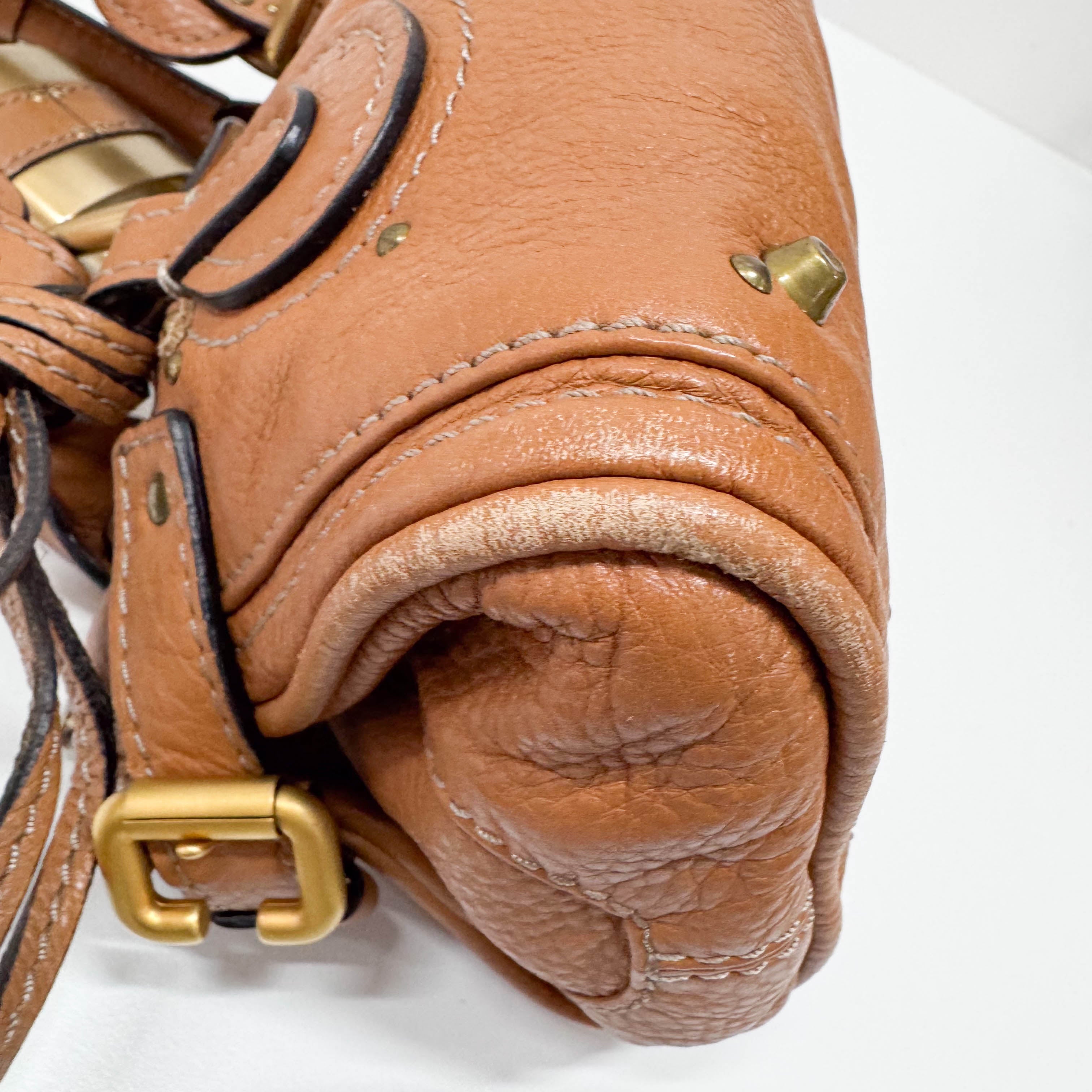 Paddington Small Brown Leather Shoulder Bag