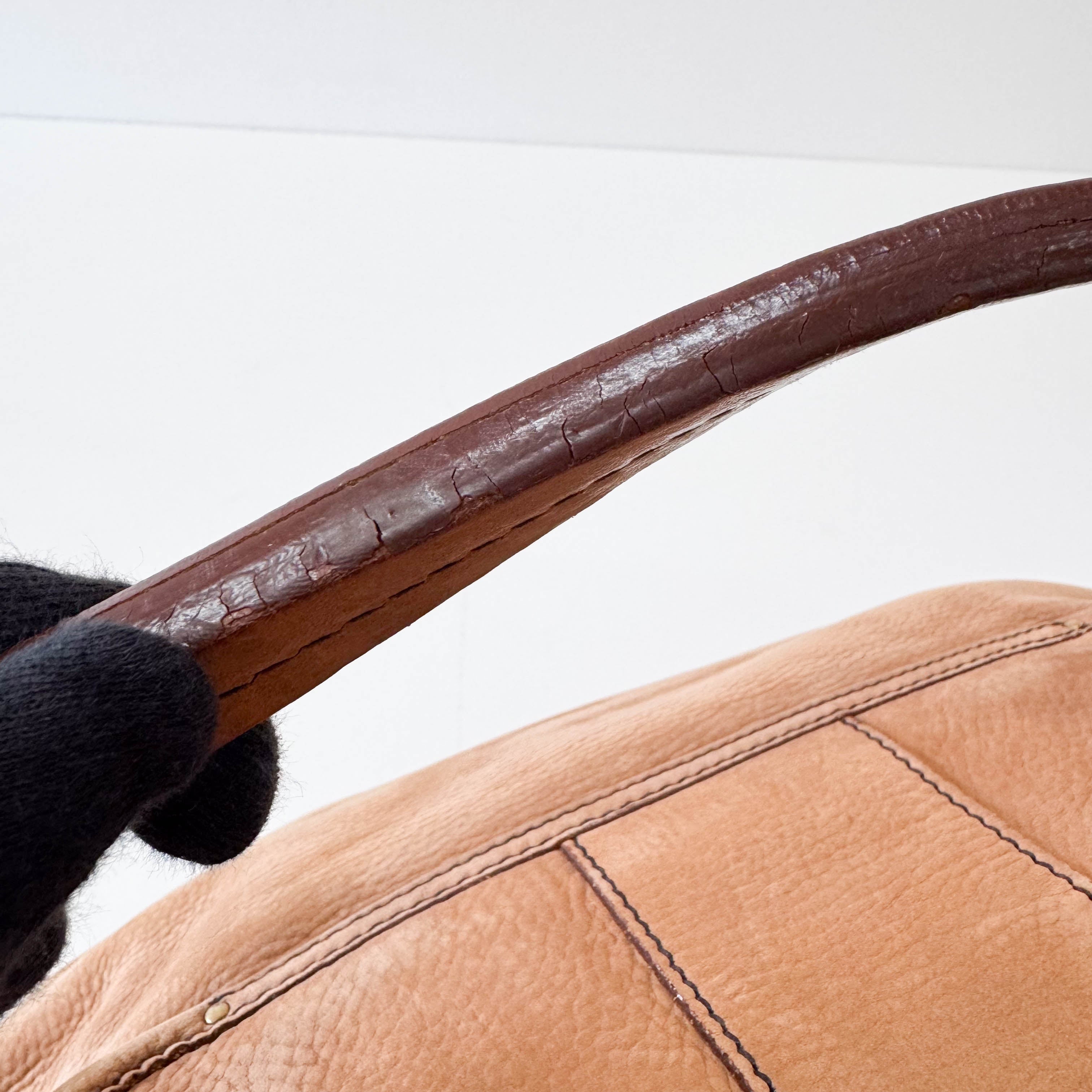 Archive Brown Nubuck Leather Shoulder Bag