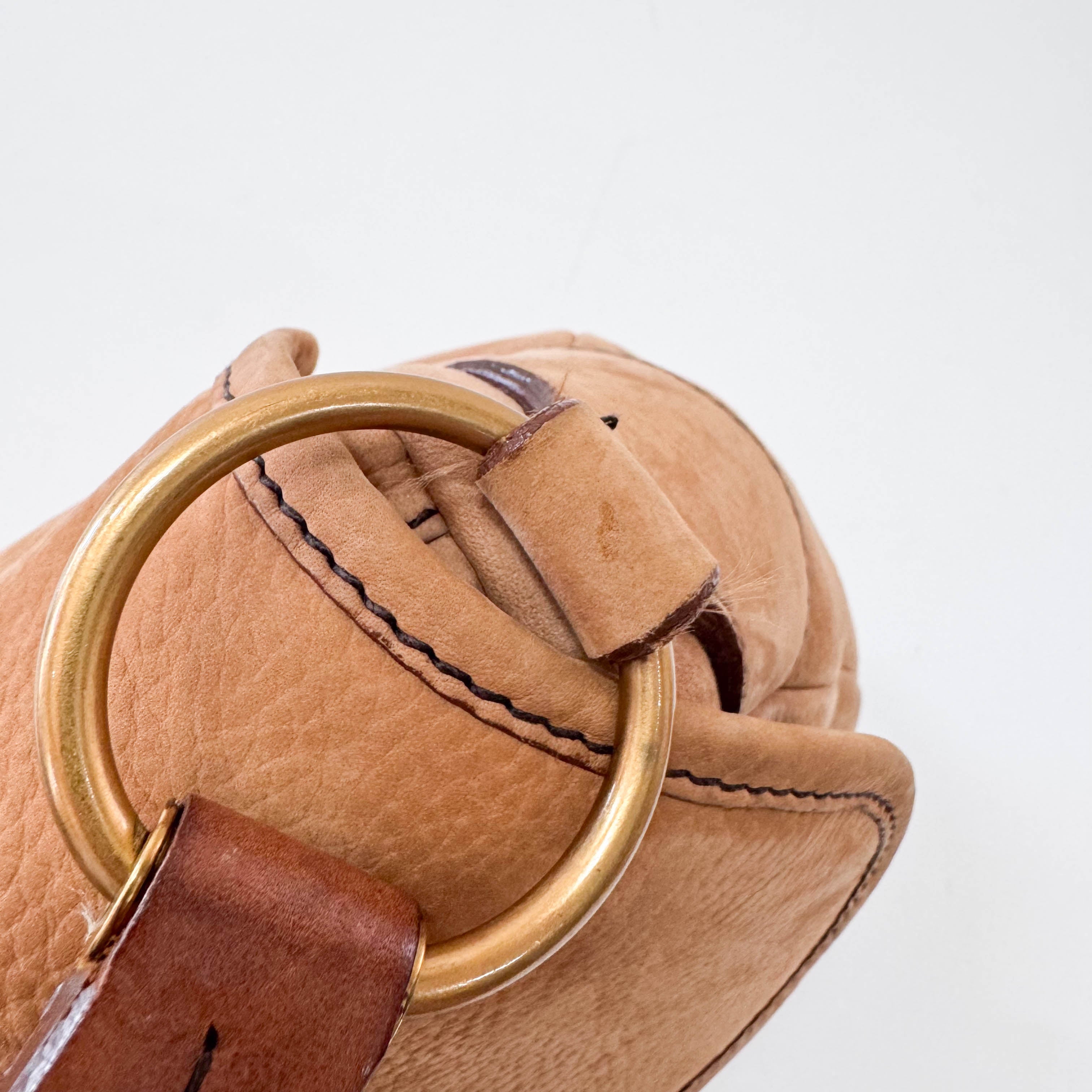 Archive Brown Nubuck Leather Shoulder Bag