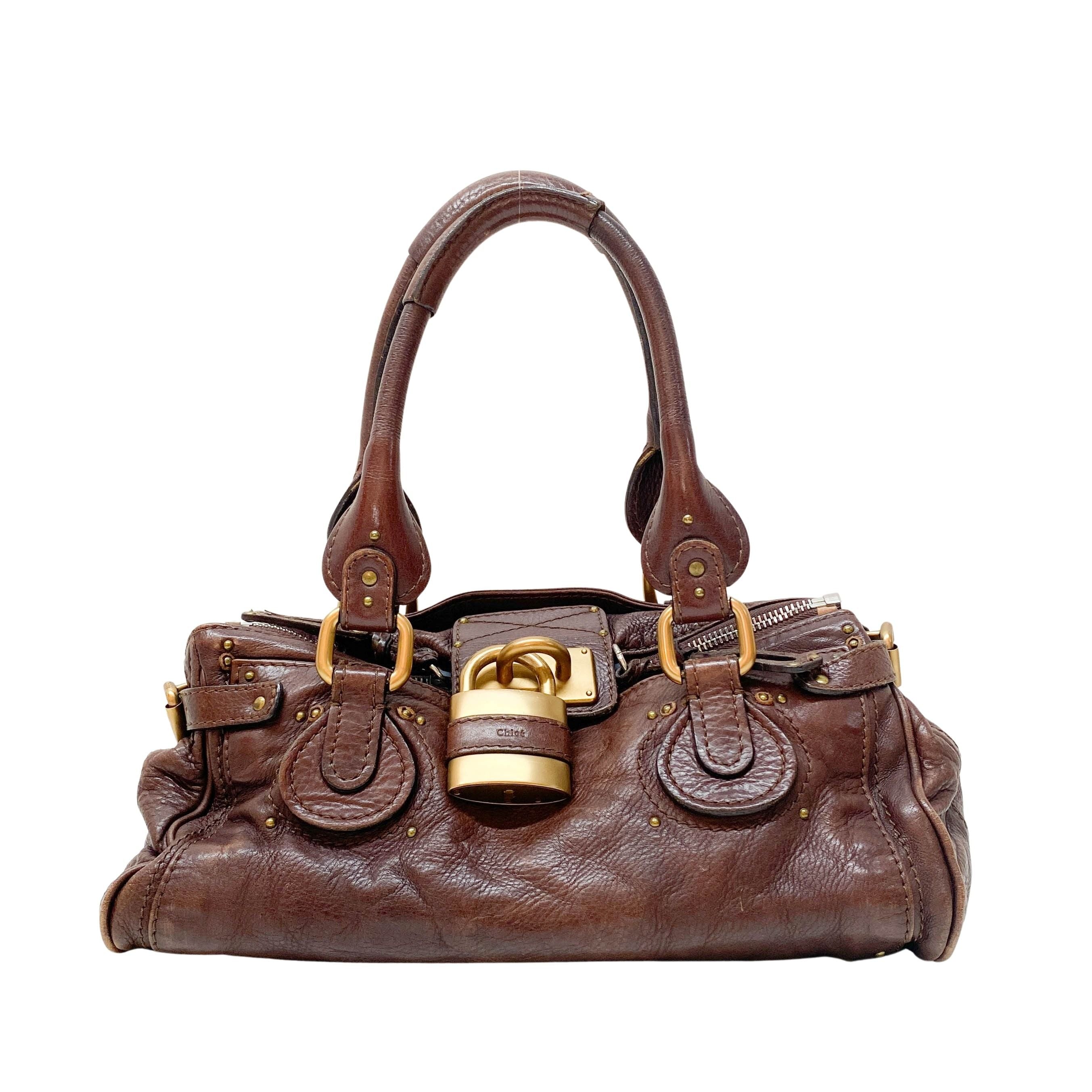 Paddington Brown Leather Shoulder Bag