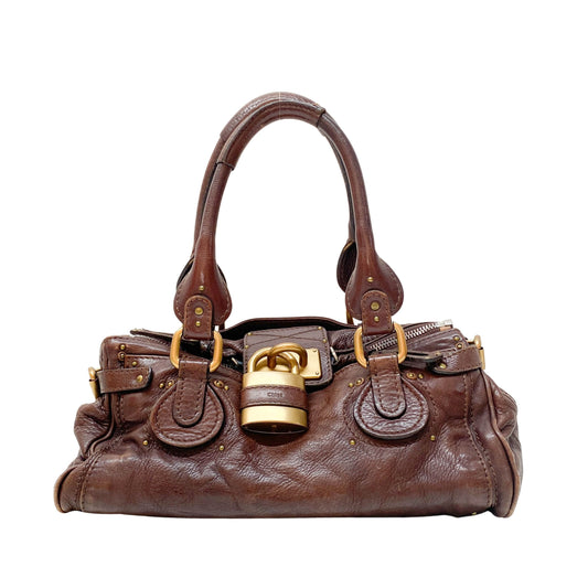 Paddington Brown Leather Shoulder Bag