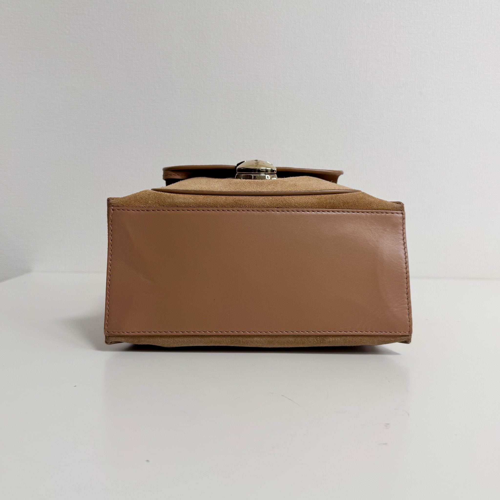 BALENCIAGA Brown Suede Top Handle Bag, in , Sold by HIVE PRELOVED - Handle Bags, Shoulder Bags,