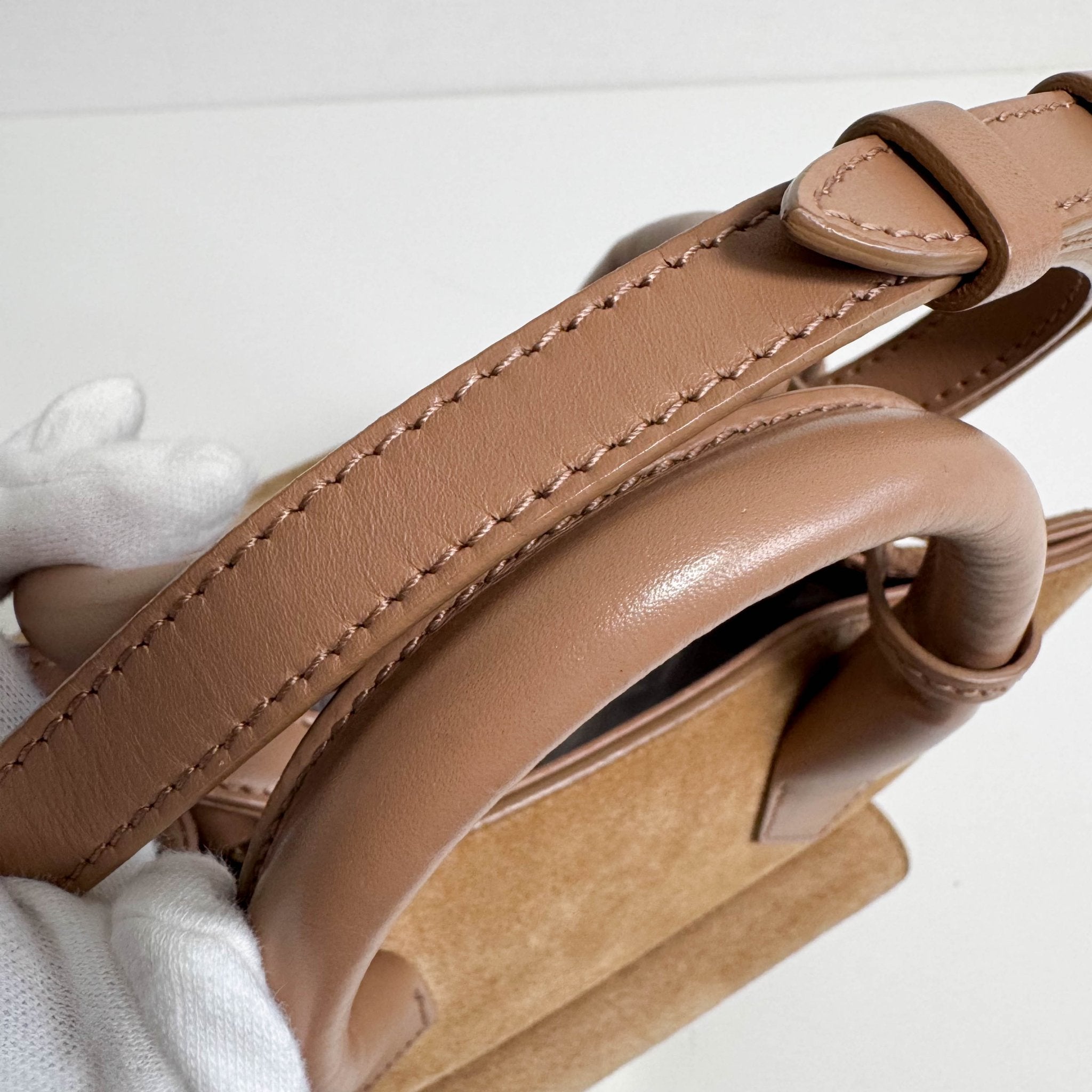 BALENCIAGA Brown Suede Top Handle Bag, in , Sold by HIVE PRELOVED - Handle Bags, Shoulder Bags,