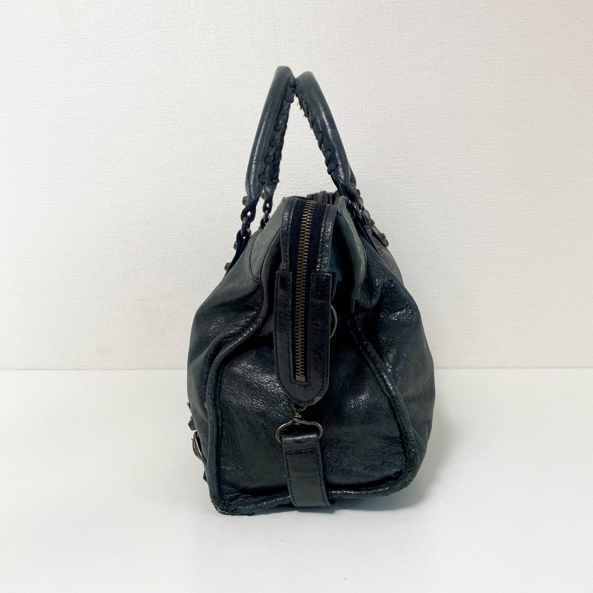 BALENCIAGA City Black Leather Top Handle Bag, in , Sold by HIVE PRELOVED - Handle Bags, Shoulder Bags,