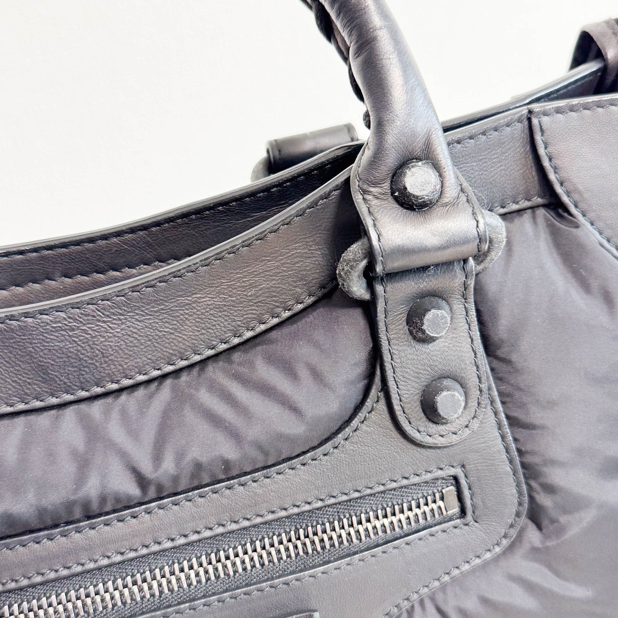 BALENCIAGA City Black Nylon Agneau Classic Hardware, in , Sold by HIVE PRELOVED - Handle Bags, Shoulder Bags,