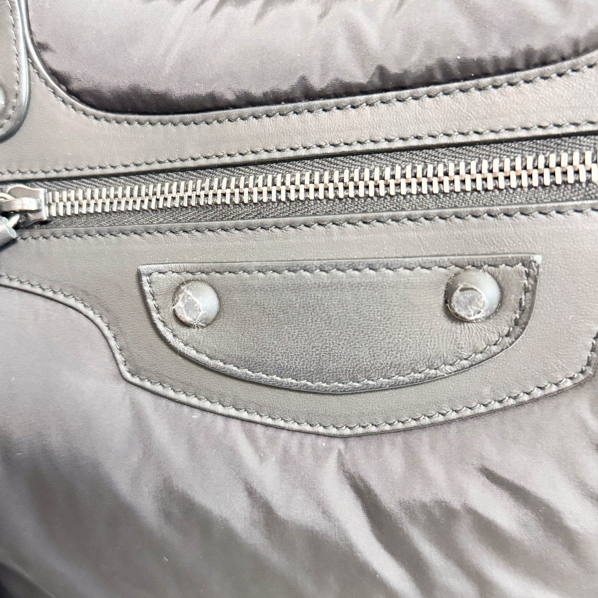 BALENCIAGA City Black Nylon Agneau Classic Hardware, in , Sold by HIVE PRELOVED - Handle Bags, Shoulder Bags,