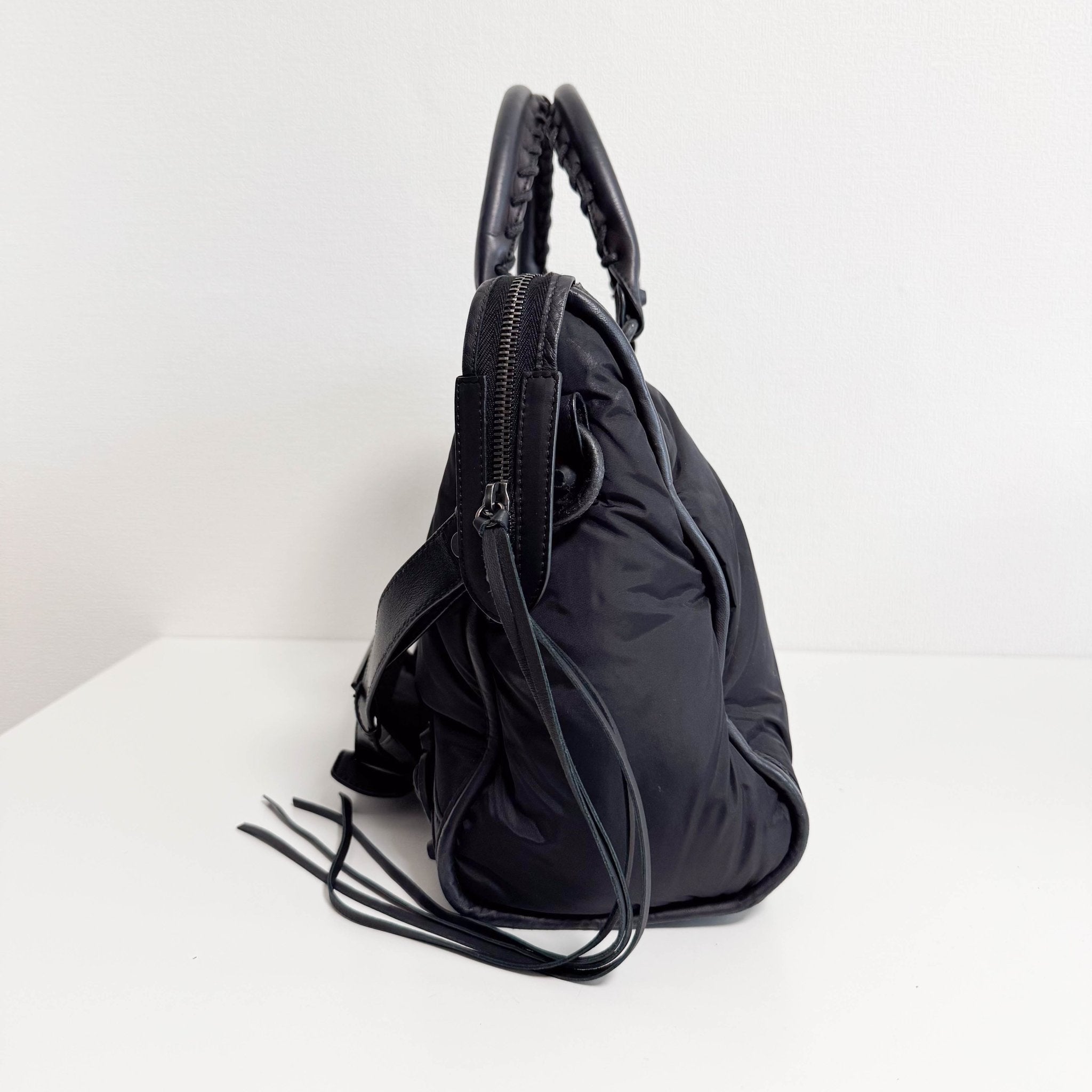 BALENCIAGA City Black Nylon Agneau Classic Hardware, in , Sold by HIVE PRELOVED - Handle Bags, Shoulder Bags,